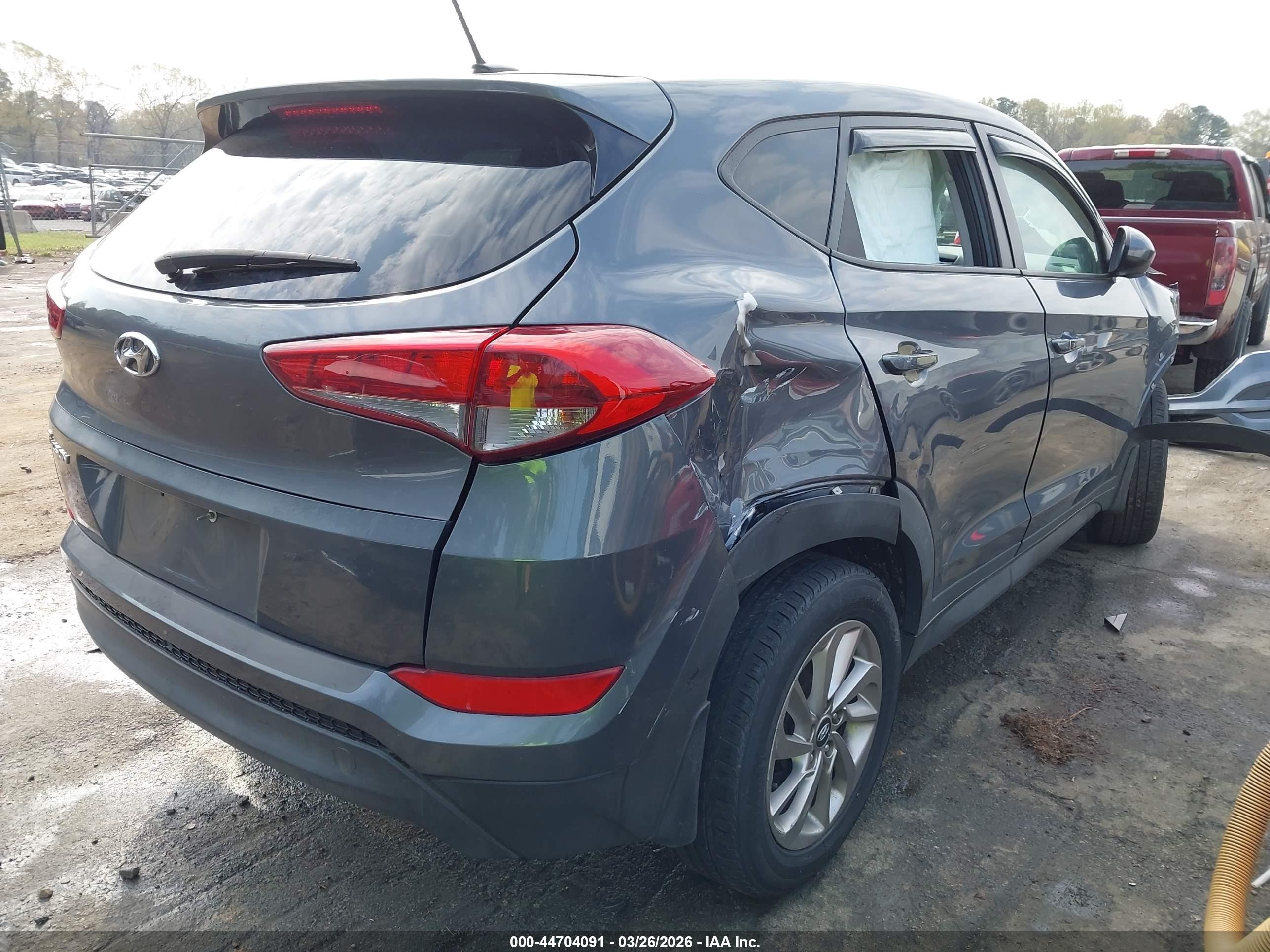 2016 Hyundai Tucson Se Blue vin: KM8J23A41GU116095