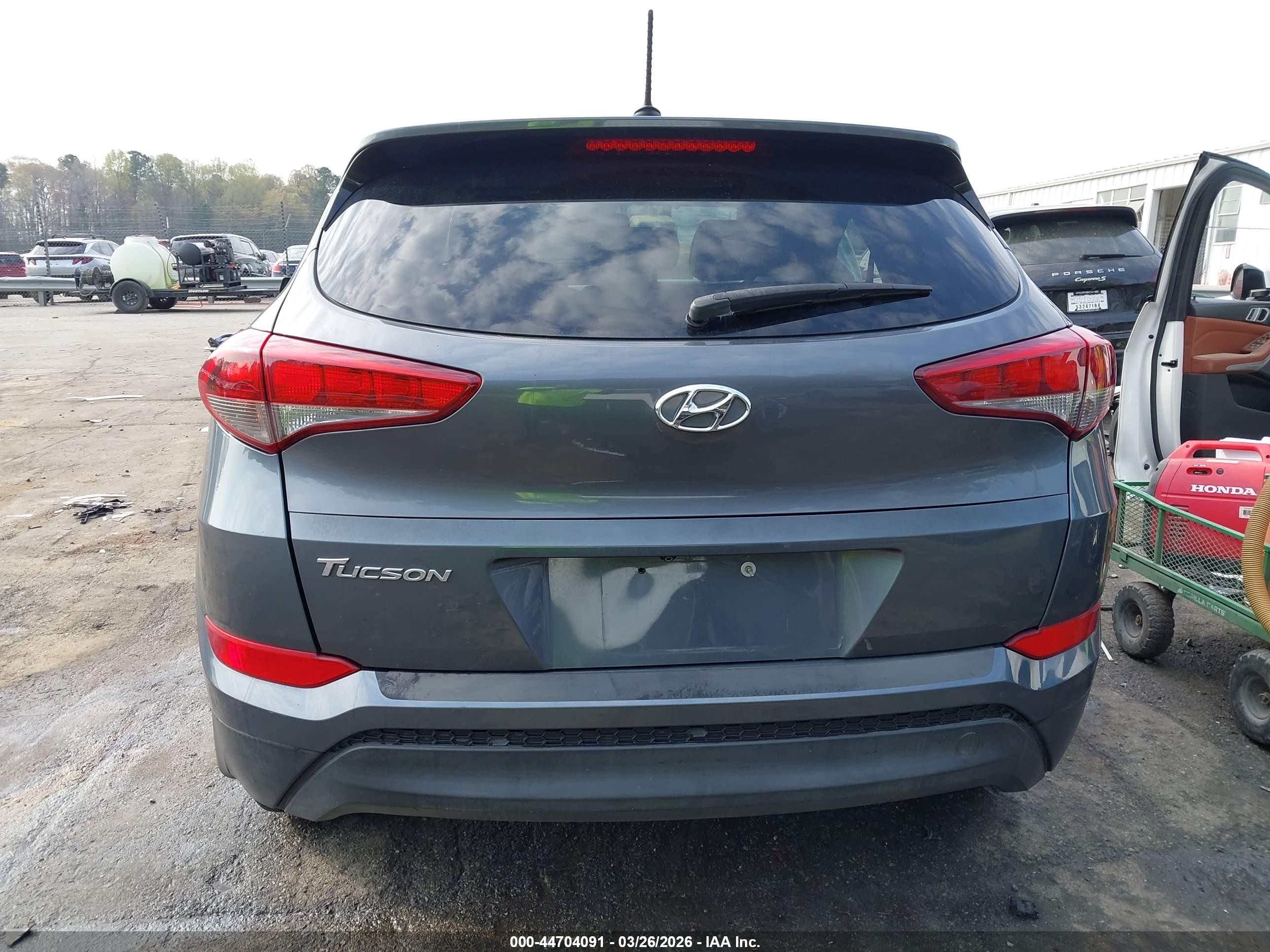 2016 Hyundai Tucson Se Blue vin: KM8J23A41GU116095