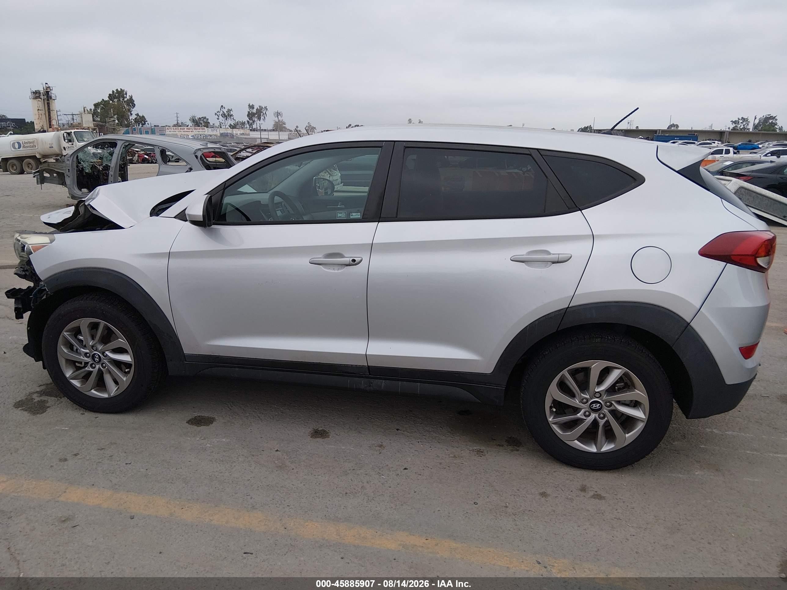 2018 Hyundai Tucson Se Silver vin: KM8J23A41JU773731