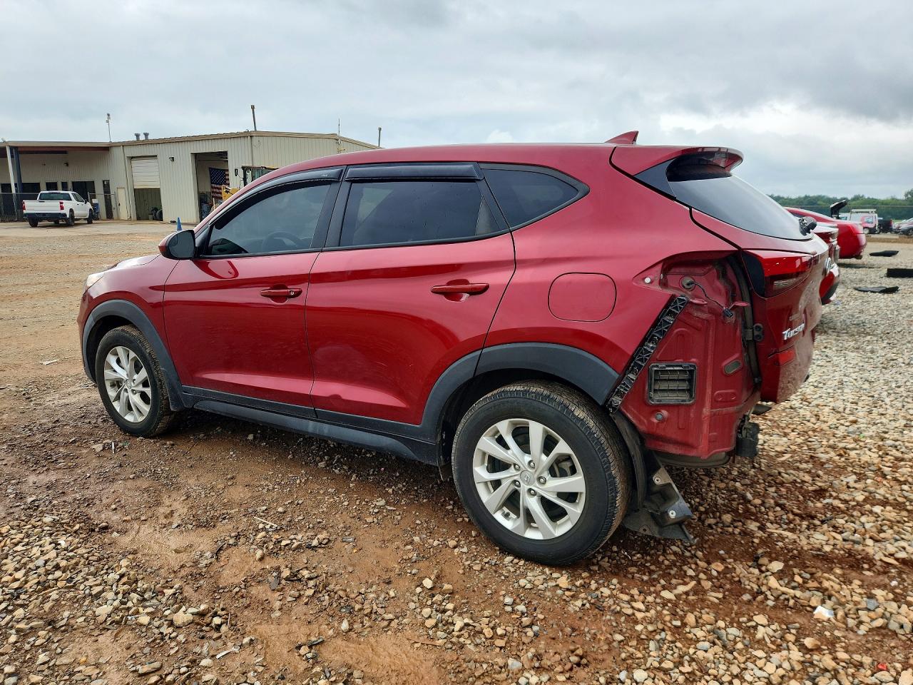 2021 Hyundai Tucson Se Красный vin: KM8J23A41MU326174