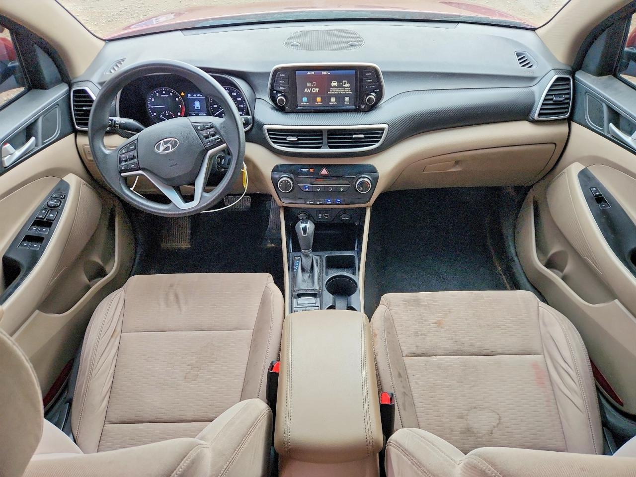 2021 Hyundai Tucson Se Красный vin: KM8J23A41MU326174