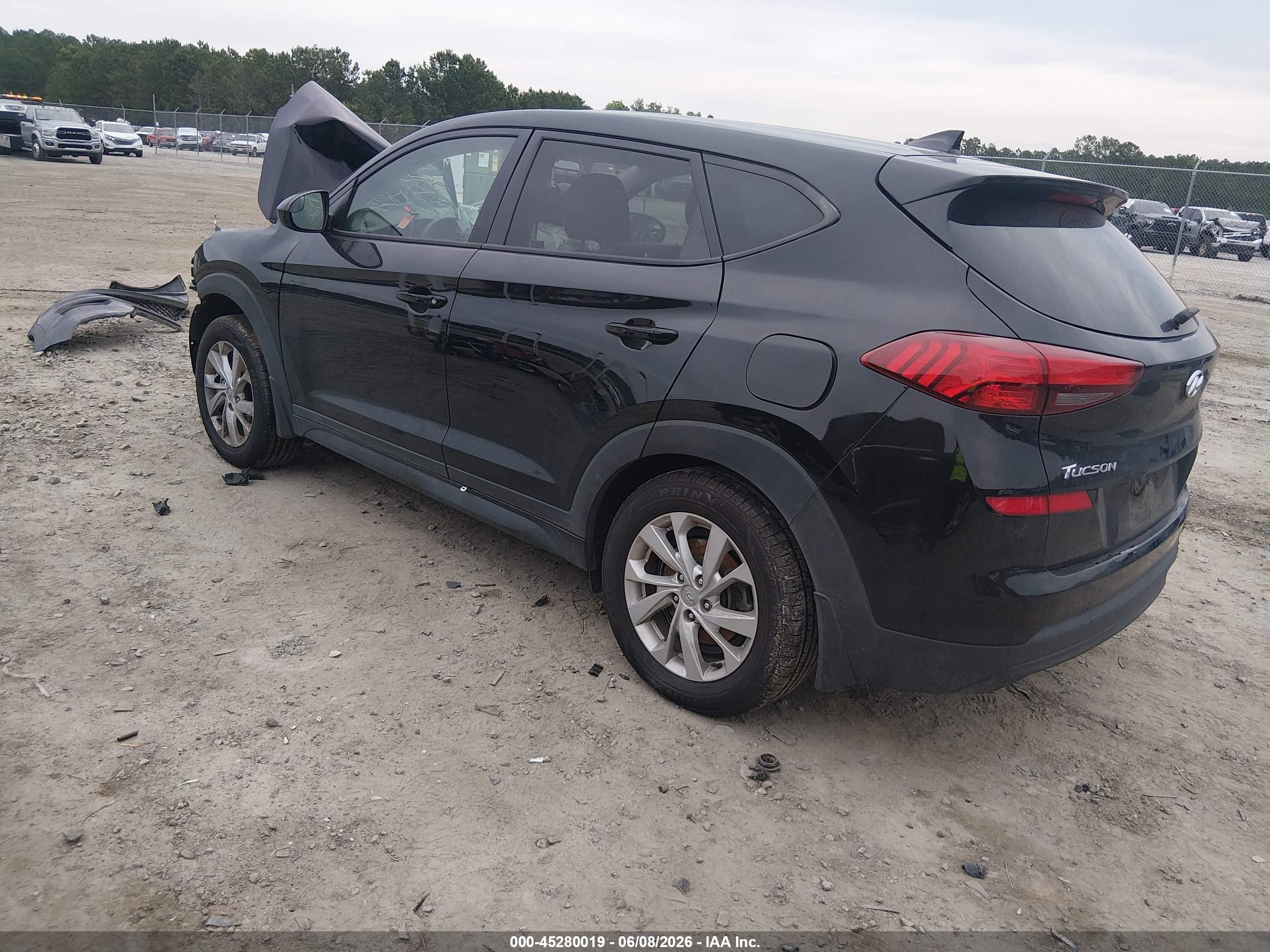 2019 Hyundai Tucson Se Black vin: KM8J23A43KU002558