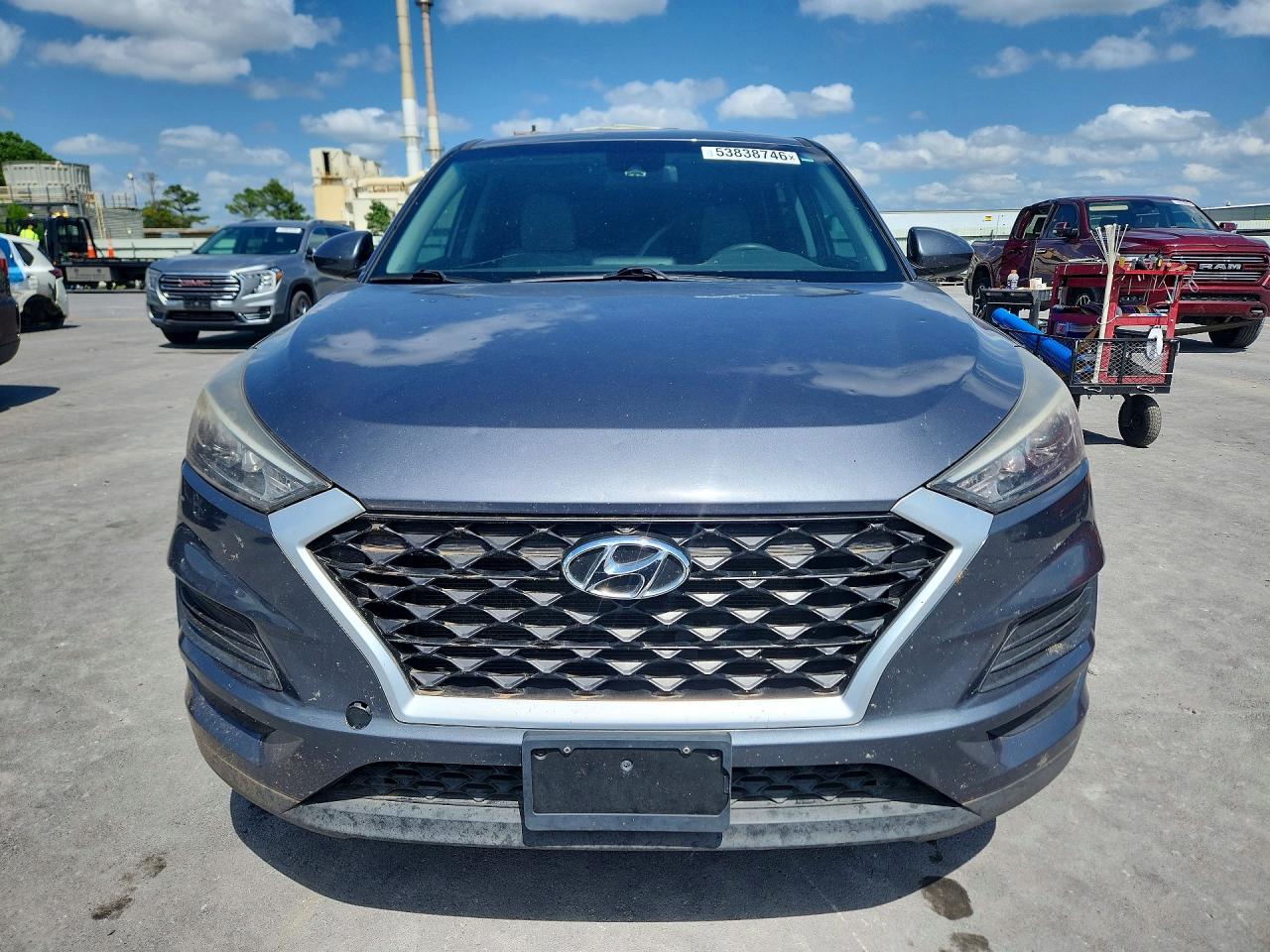 2019 Hyundai Tucson Se Gray vin: KM8J23A43KU956534