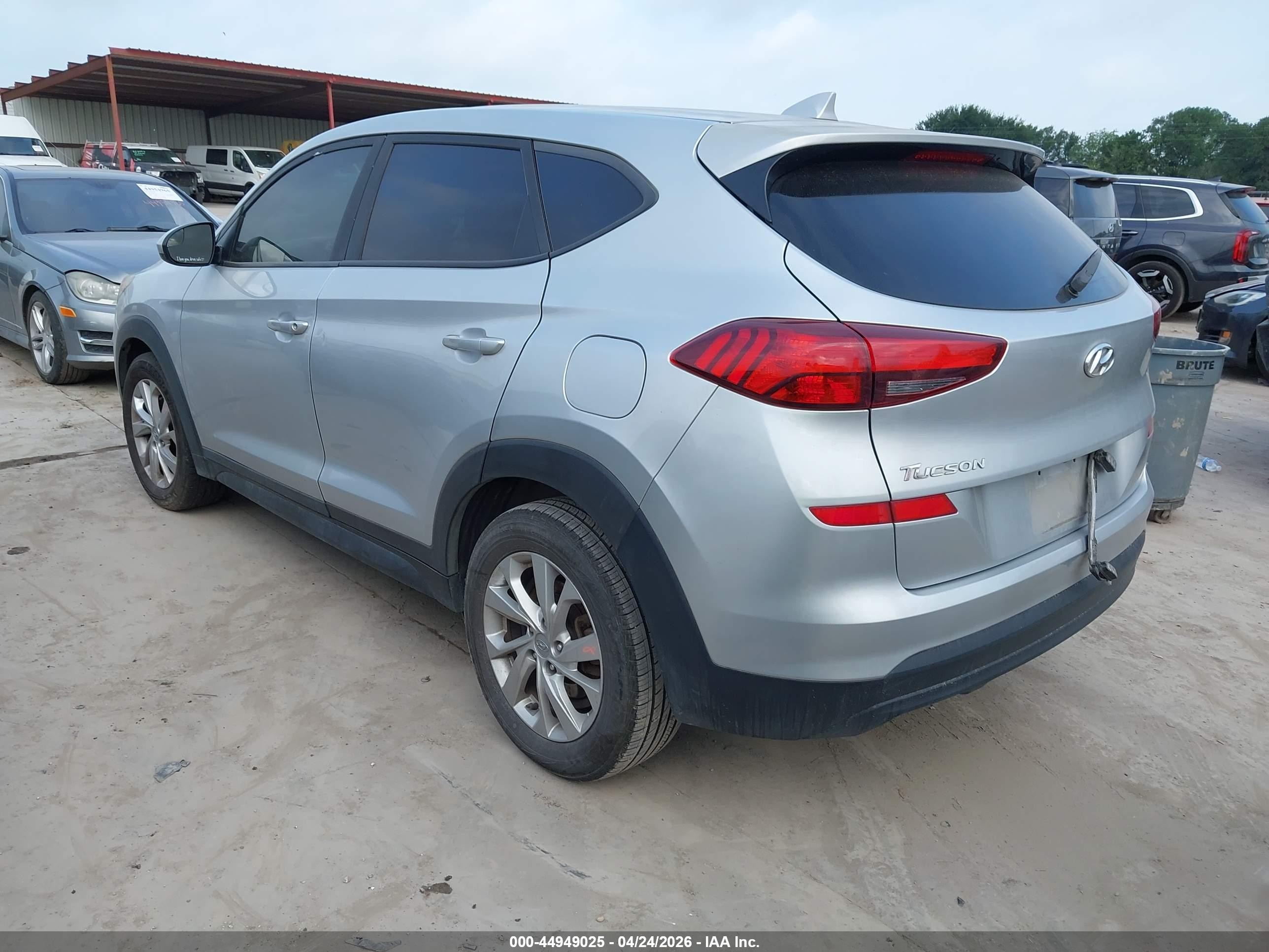 2019 Hyundai Tucson Se Silver vin: KM8J23A45KU954669
