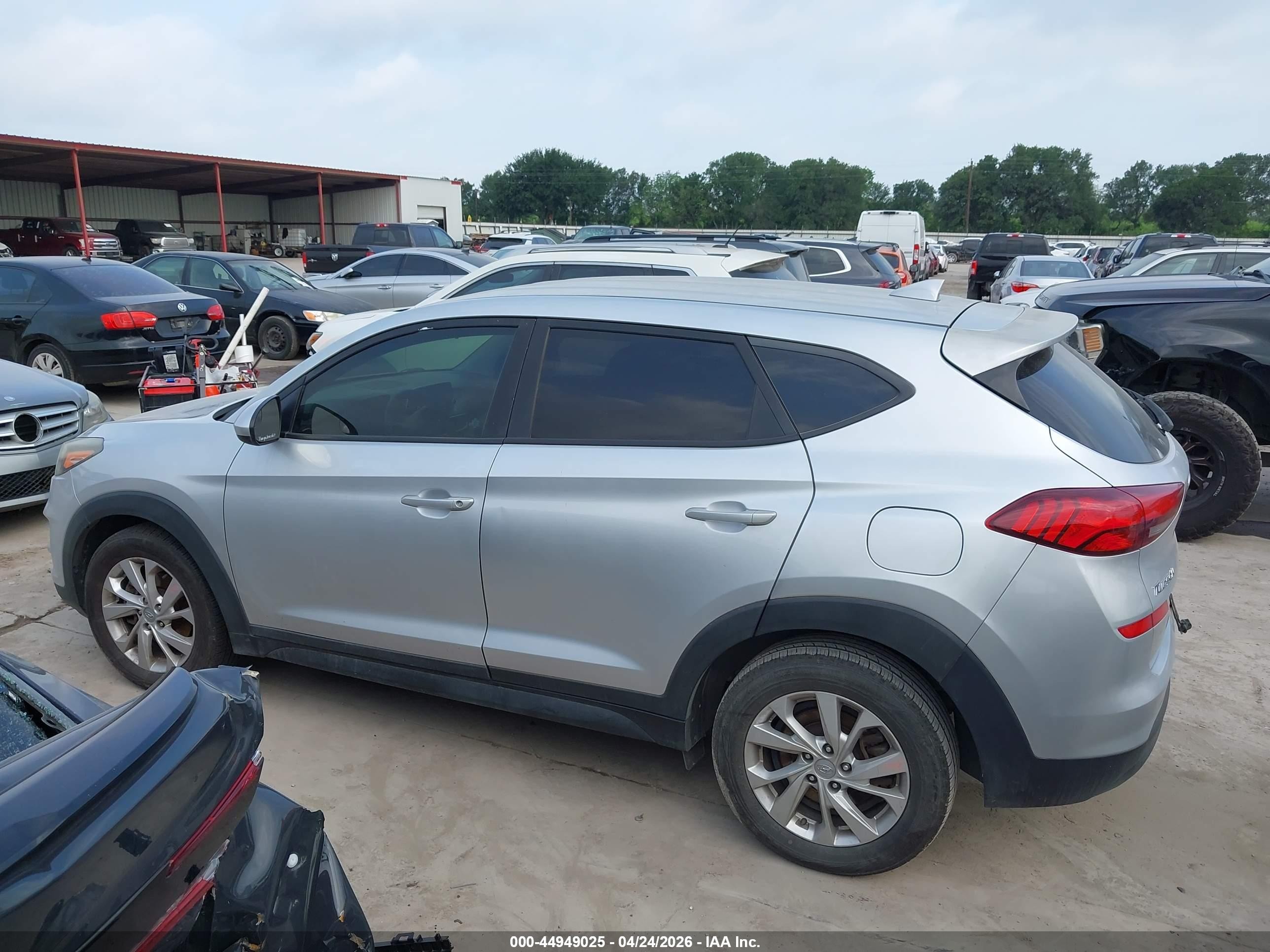 2019 Hyundai Tucson Se Silver vin: KM8J23A45KU954669