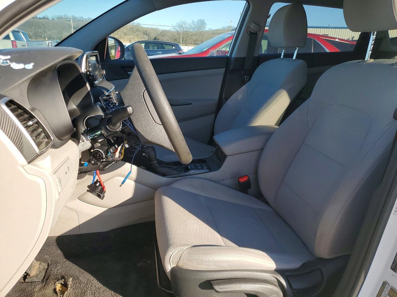 2020 Hyundai Tucson Se White vin: KM8J23A45LU093852