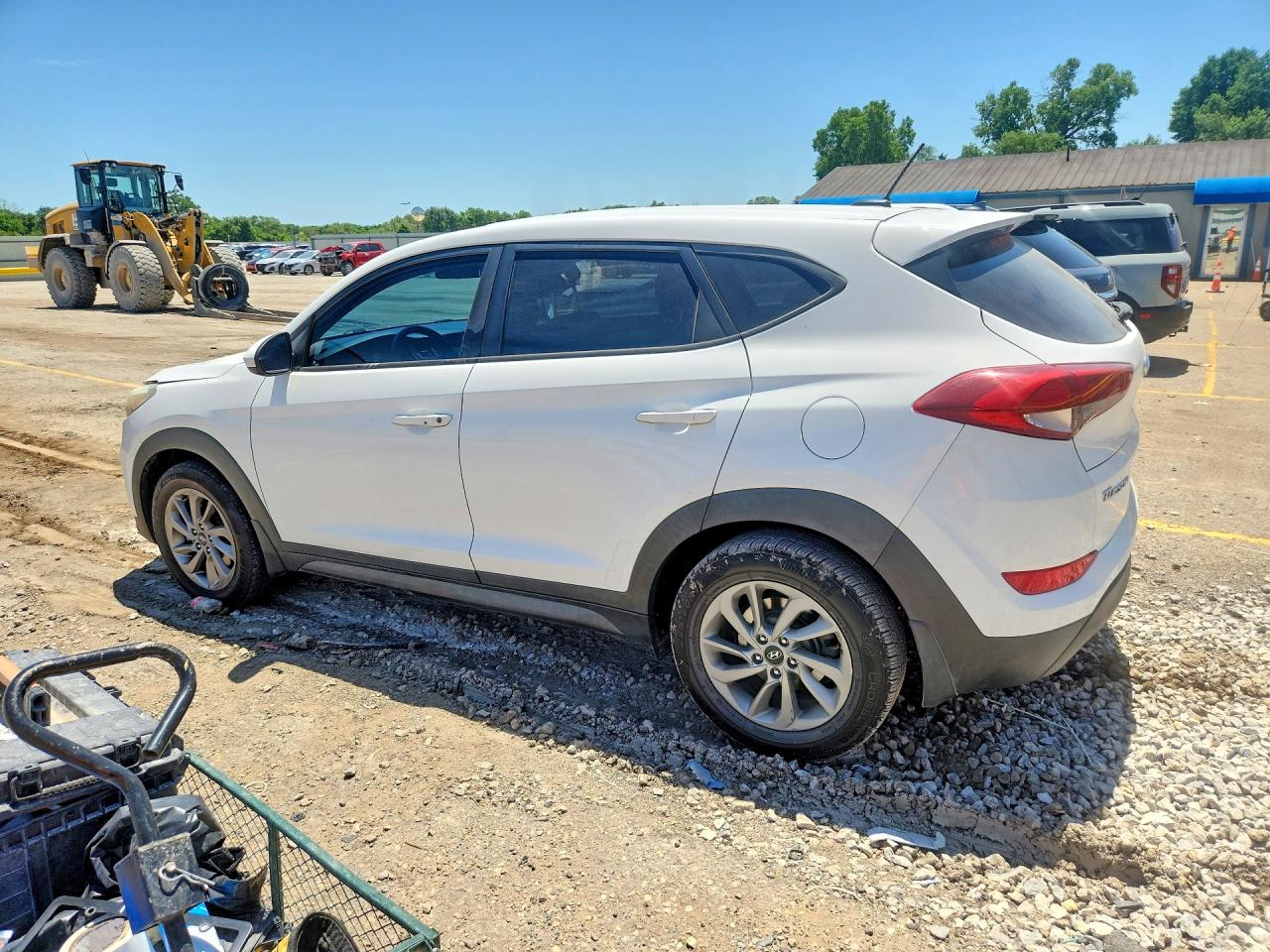 2016 Hyundai Tucson Se White vin: KM8J23A46GU024786