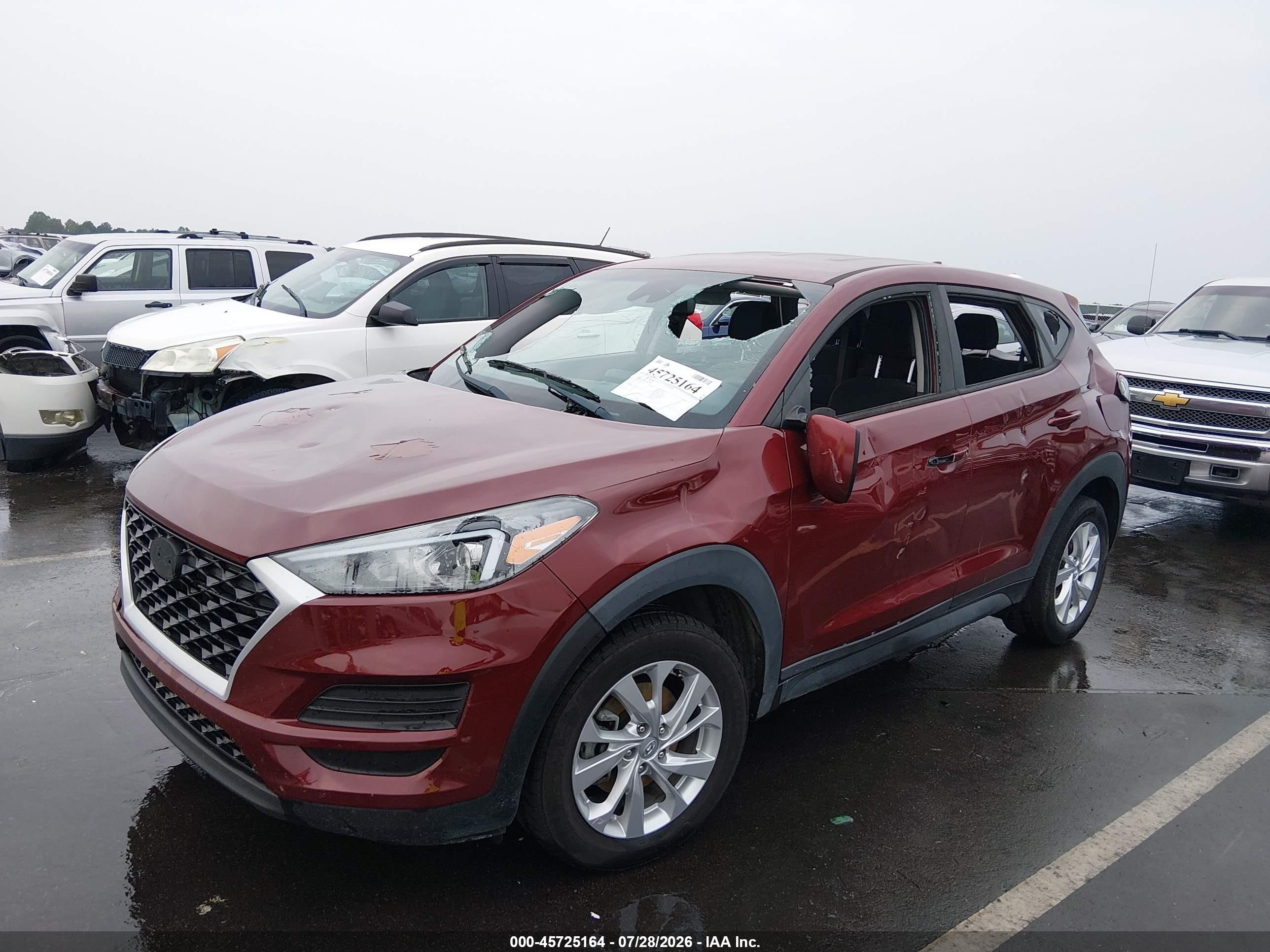 2019 Hyundai Tucson Se Red vin: KM8J23A46KU908798