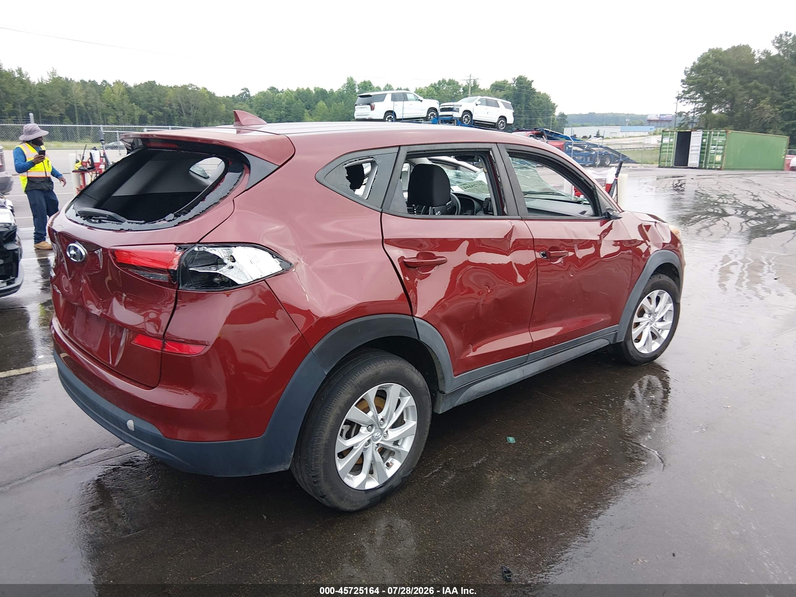 2019 Hyundai Tucson Se Red vin: KM8J23A46KU908798