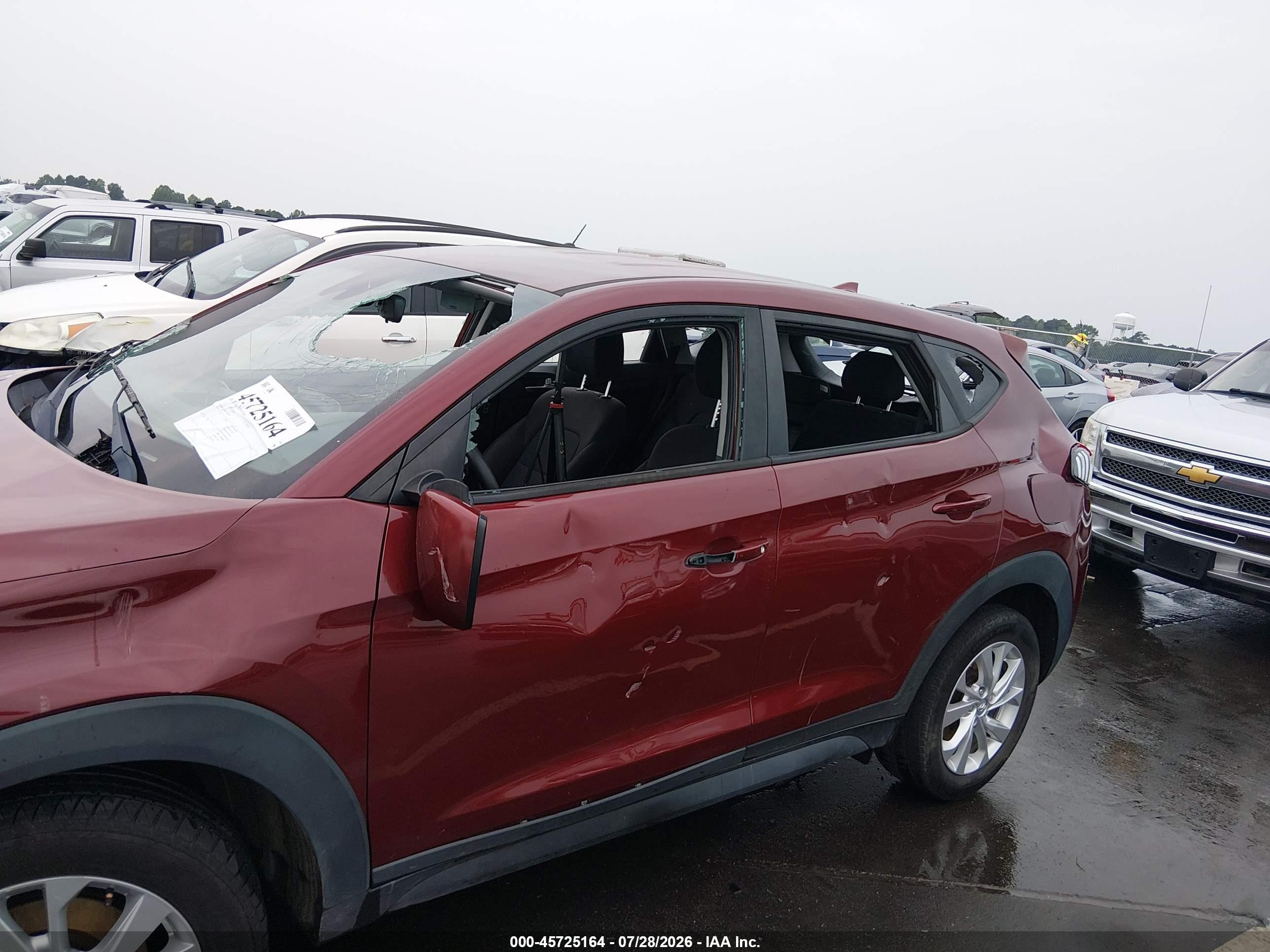 2019 Hyundai Tucson Se Red vin: KM8J23A46KU908798