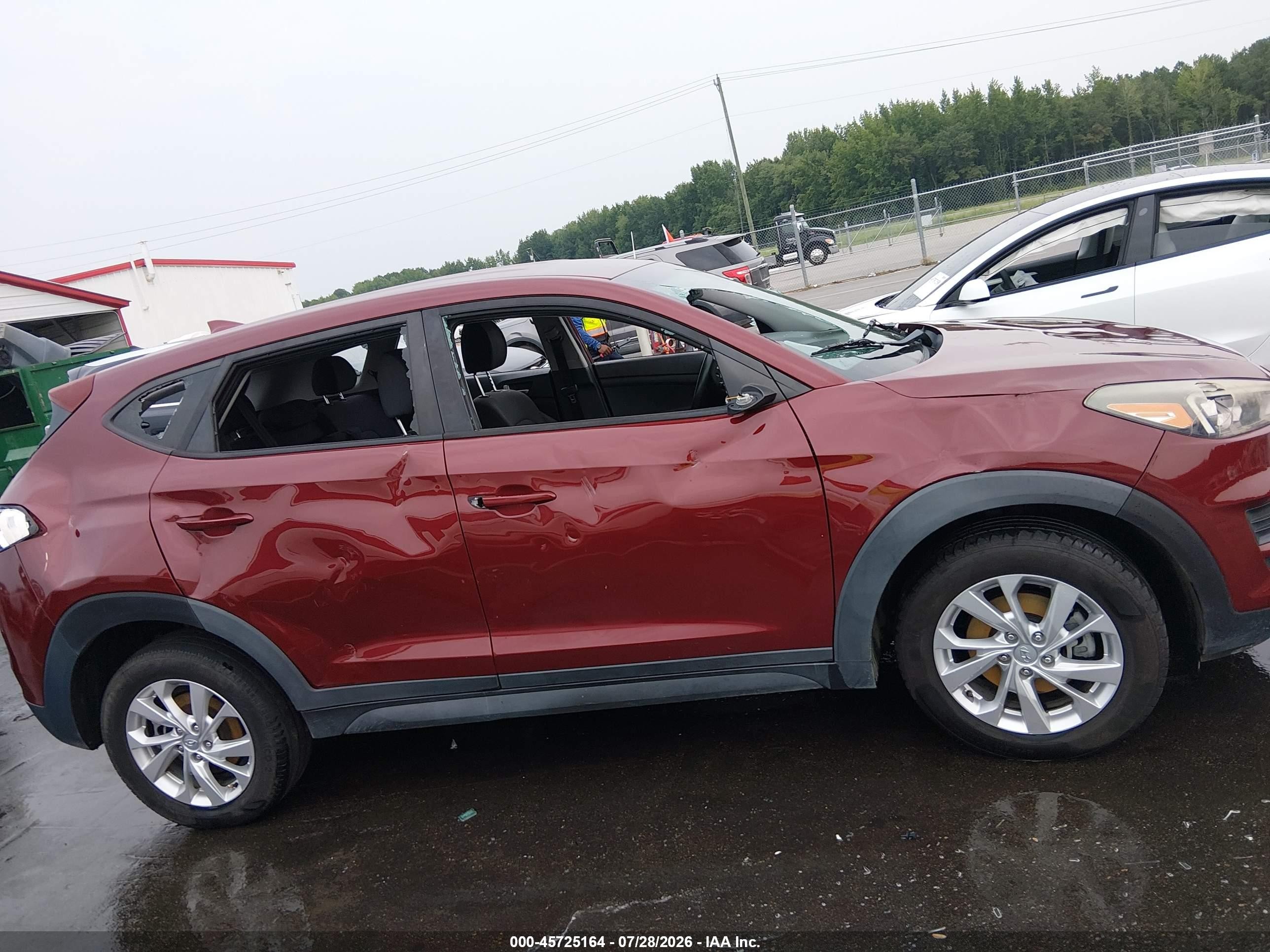 2019 Hyundai Tucson Se Red vin: KM8J23A46KU908798
