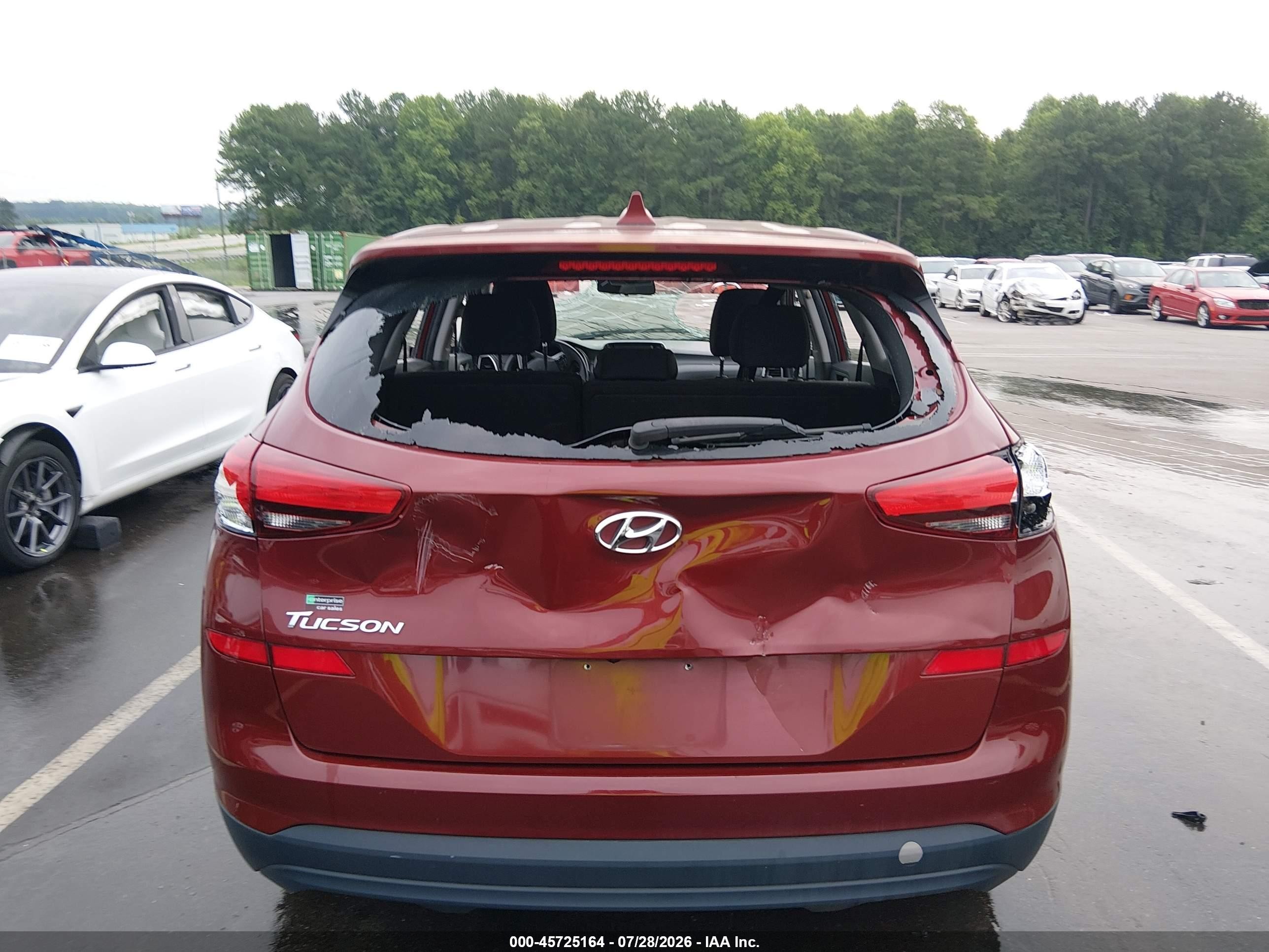 2019 Hyundai Tucson Se Red vin: KM8J23A46KU908798