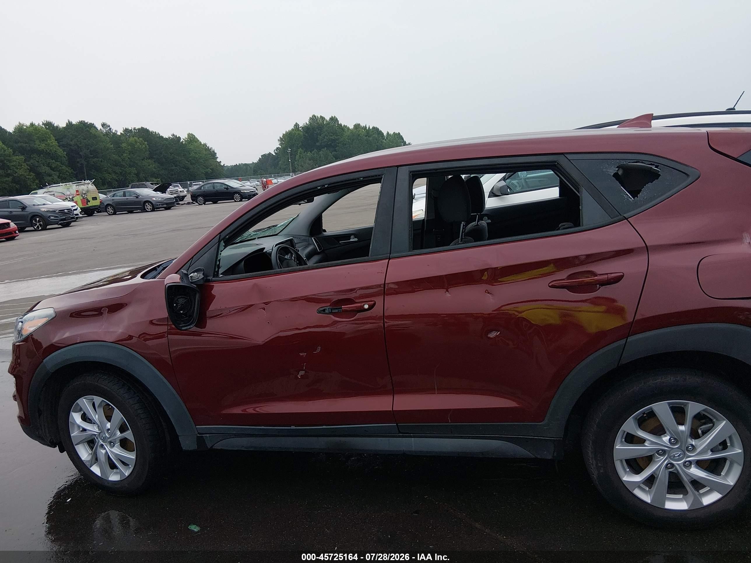 2019 Hyundai Tucson Se Red vin: KM8J23A46KU908798