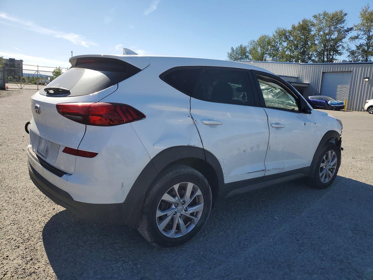 2021 Hyundai Tucson Se White vin: KM8J23A46MU293494