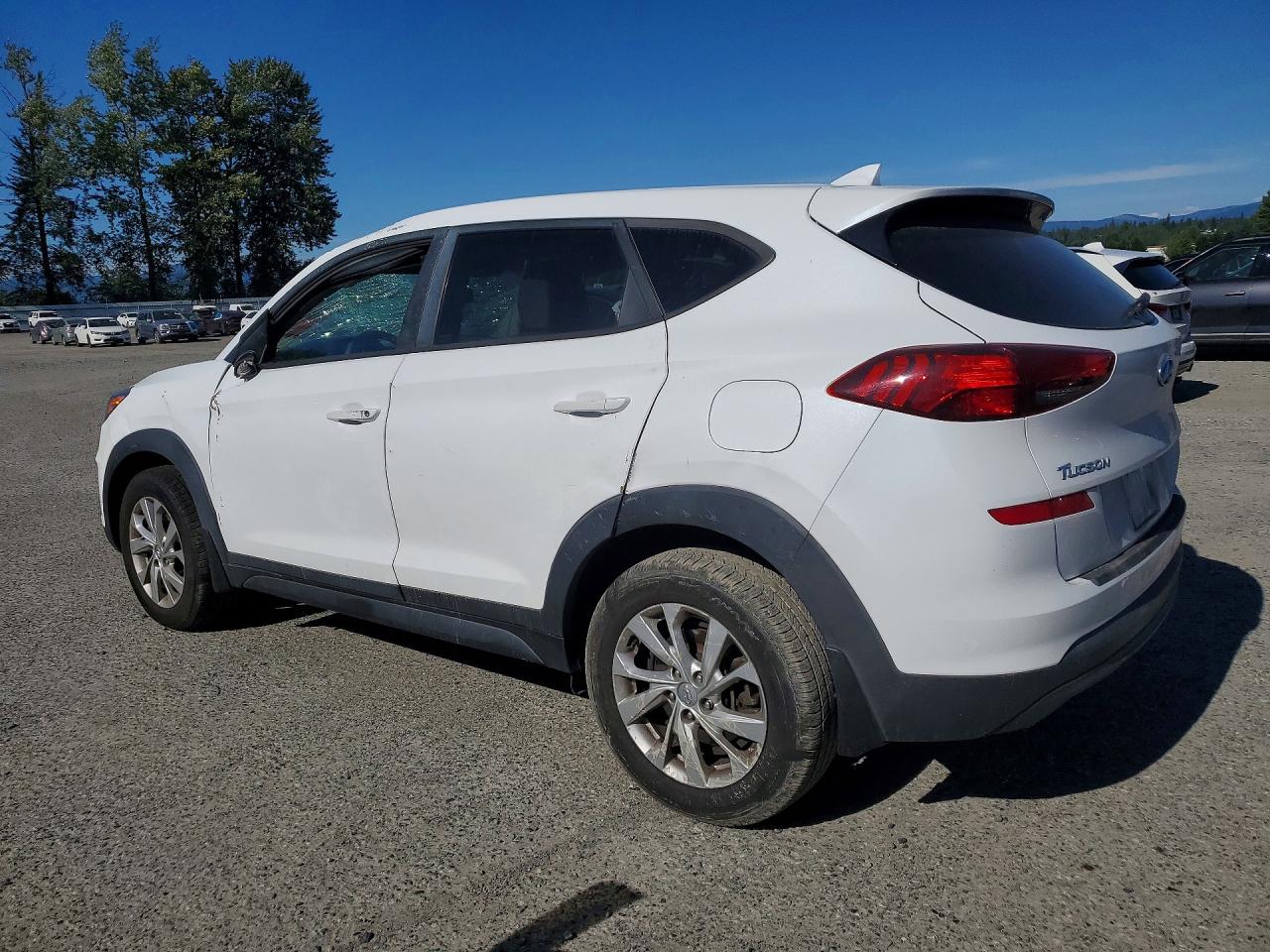 2021 Hyundai Tucson Se White vin: KM8J23A46MU293494