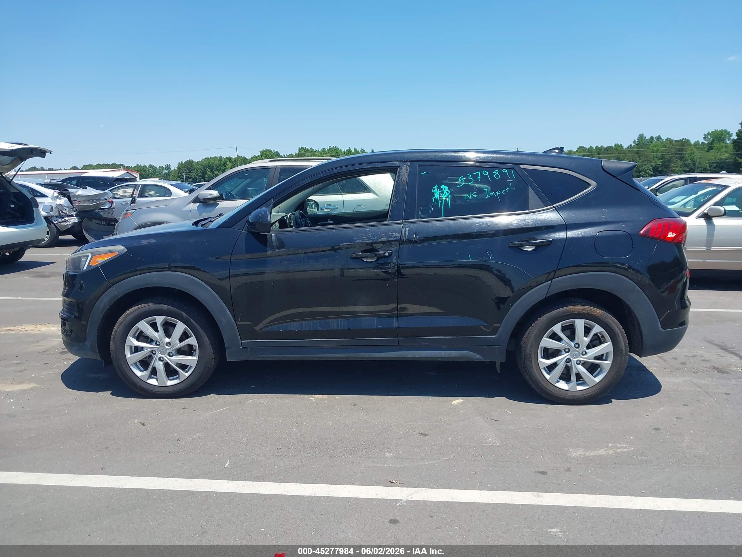 2019 Hyundai Tucson Se Black vin: KM8J23A47KU915775