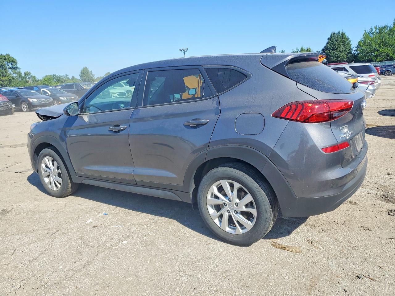 2021 Hyundai Tucson Se Серый vin: KM8J23A47MU321366