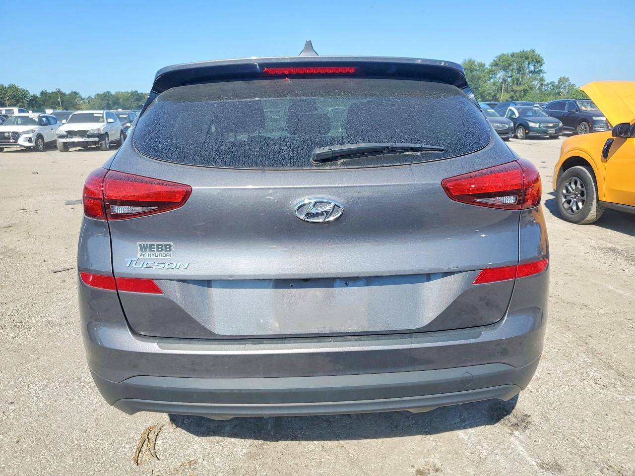 2021 Hyundai Tucson Se Серый vin: KM8J23A47MU321366
