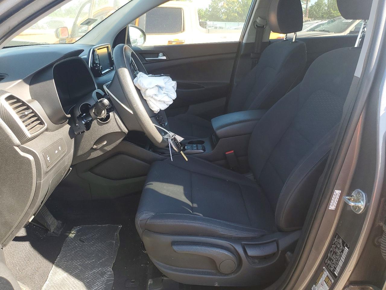 2021 Hyundai Tucson Se Серый vin: KM8J23A47MU321366