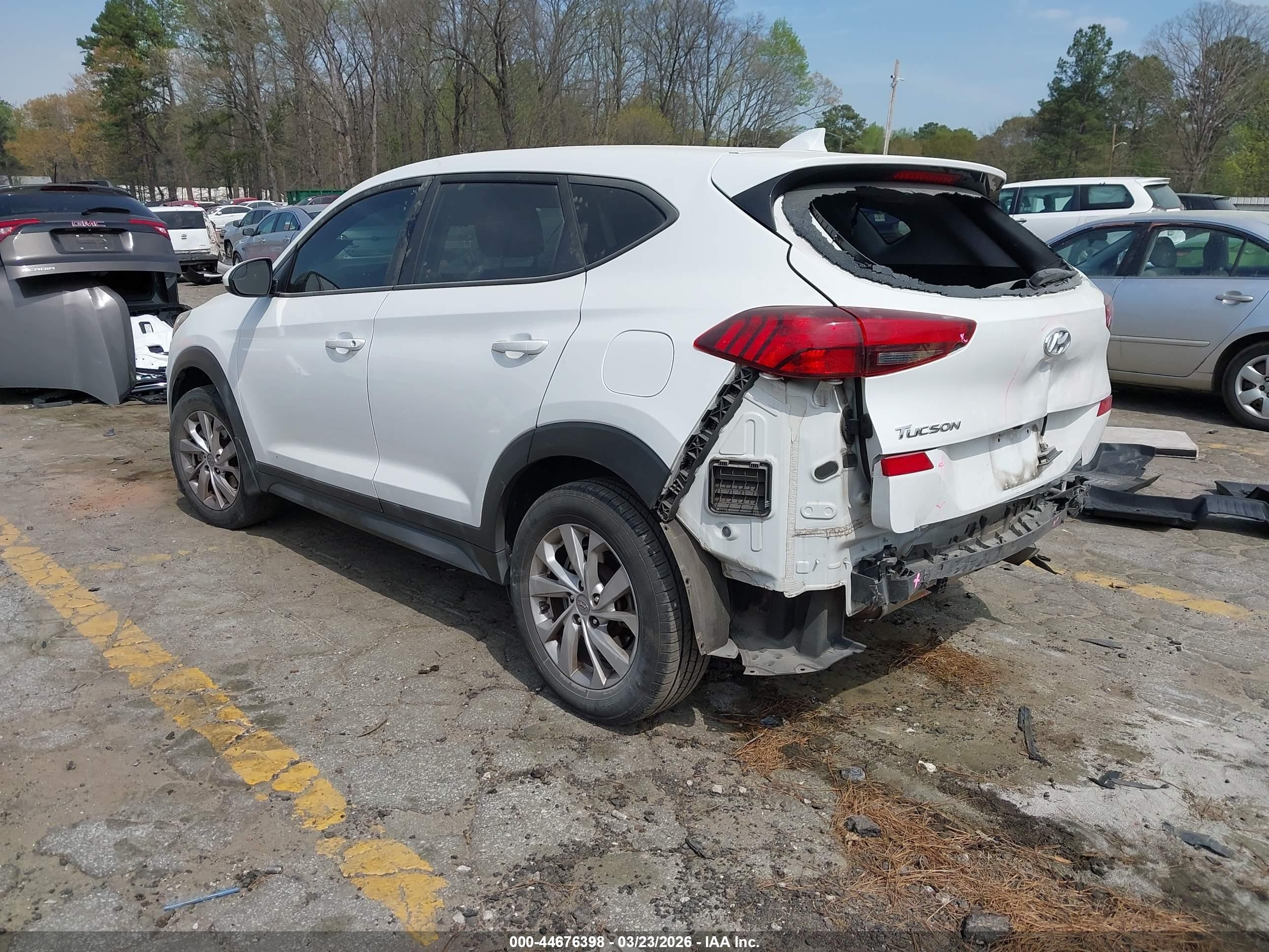 2019 Hyundai Tucson Se Белый vin: KM8J23A4XKU921652