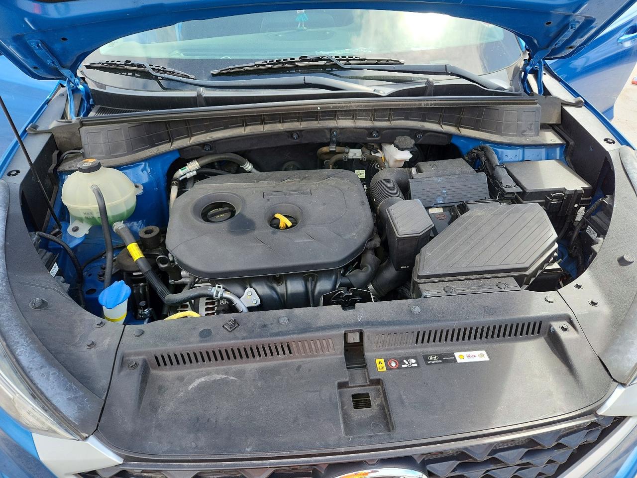 2021 Hyundai Tucson Se Blue vin: KM8J23A4XMU292798