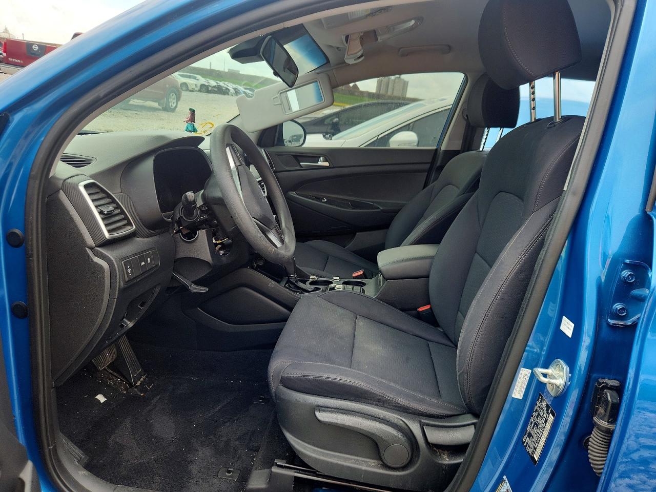 2021 Hyundai Tucson Se Blue vin: KM8J23A4XMU292798