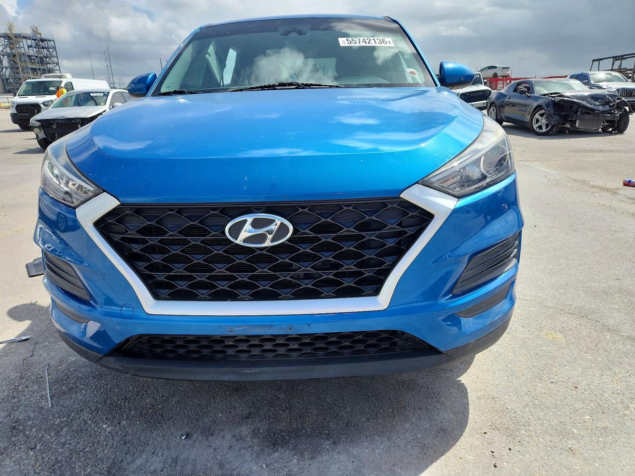 2021 Hyundai Tucson Se Blue vin: KM8J23A4XMU292798