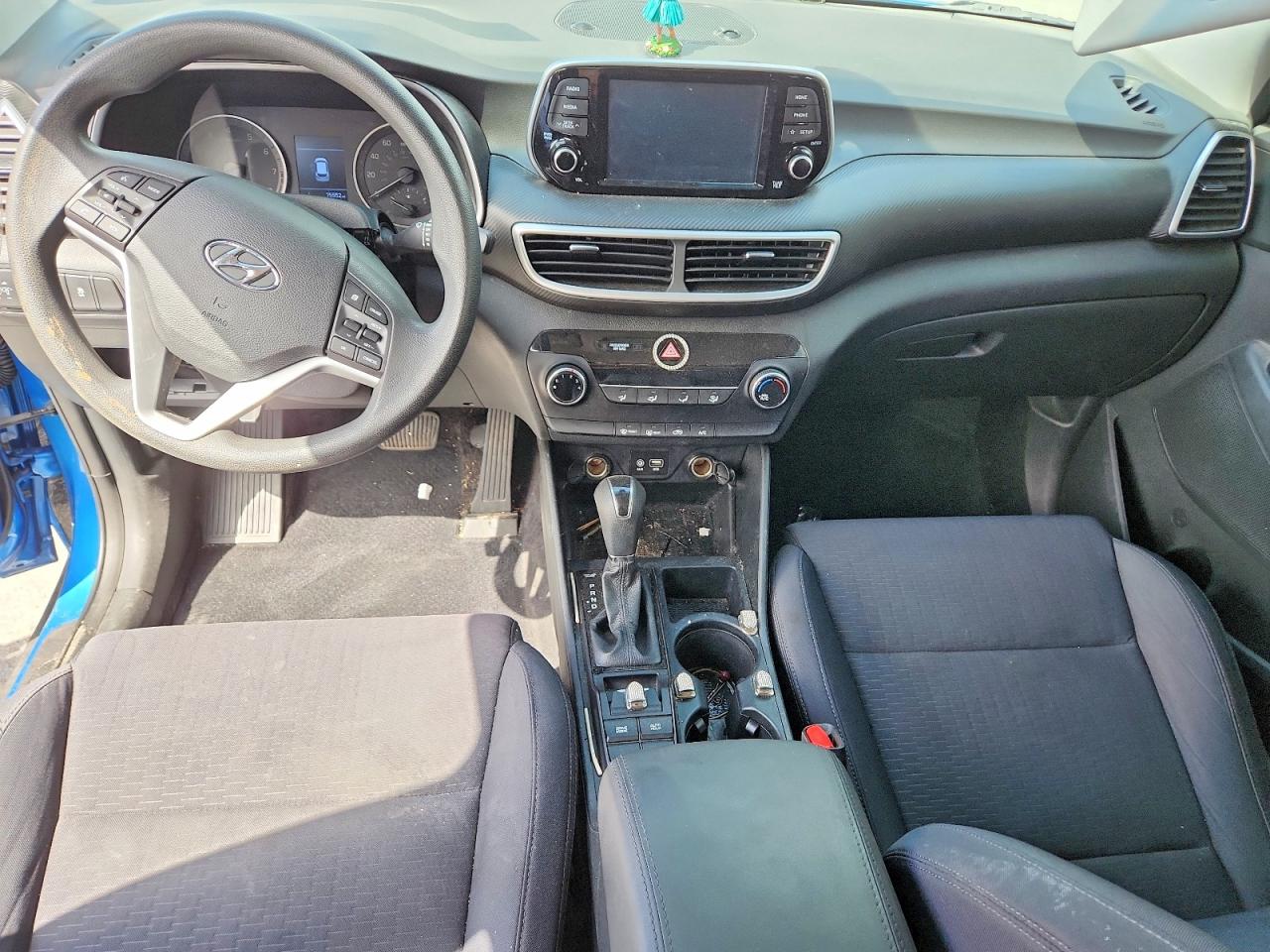 2021 Hyundai Tucson Se Blue vin: KM8J23A4XMU292798