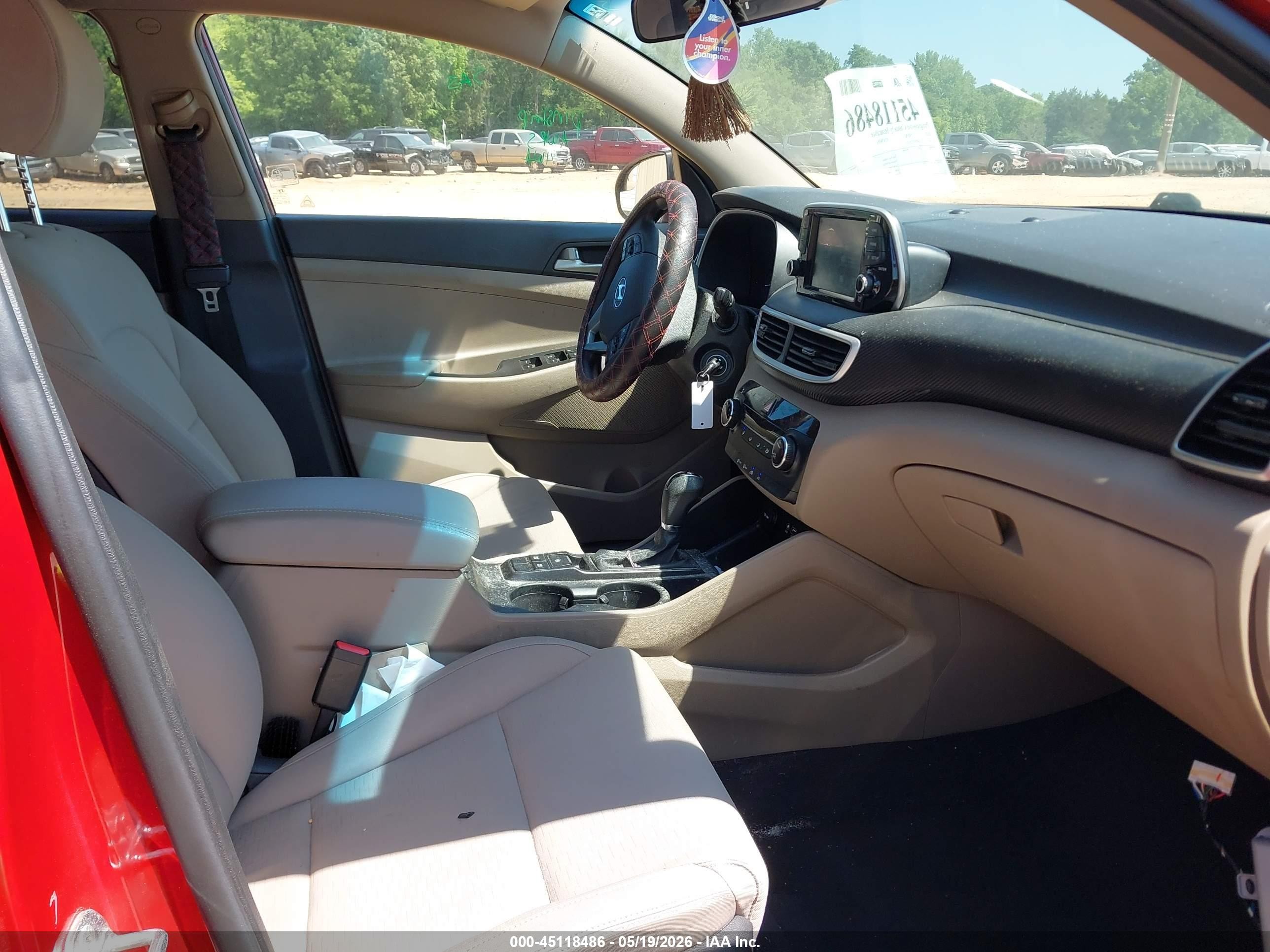 2021 Hyundai Tucson Se Red vin: KM8J23A4XMU326125