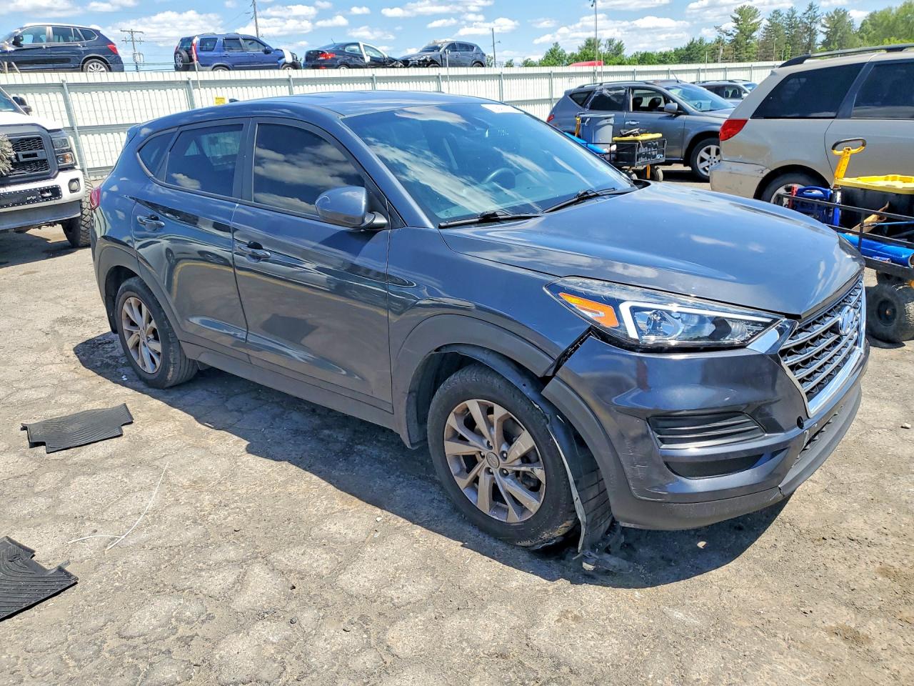 2020 Hyundai Tucson Se Blue vin: KM8J2CA43LU121163