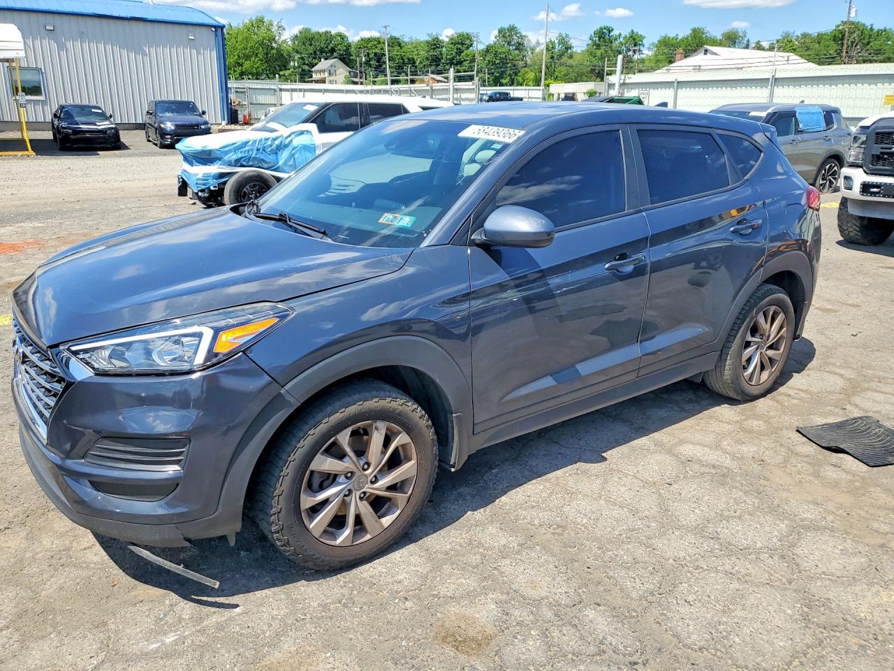 2020 Hyundai Tucson Se Blue vin: KM8J2CA43LU121163