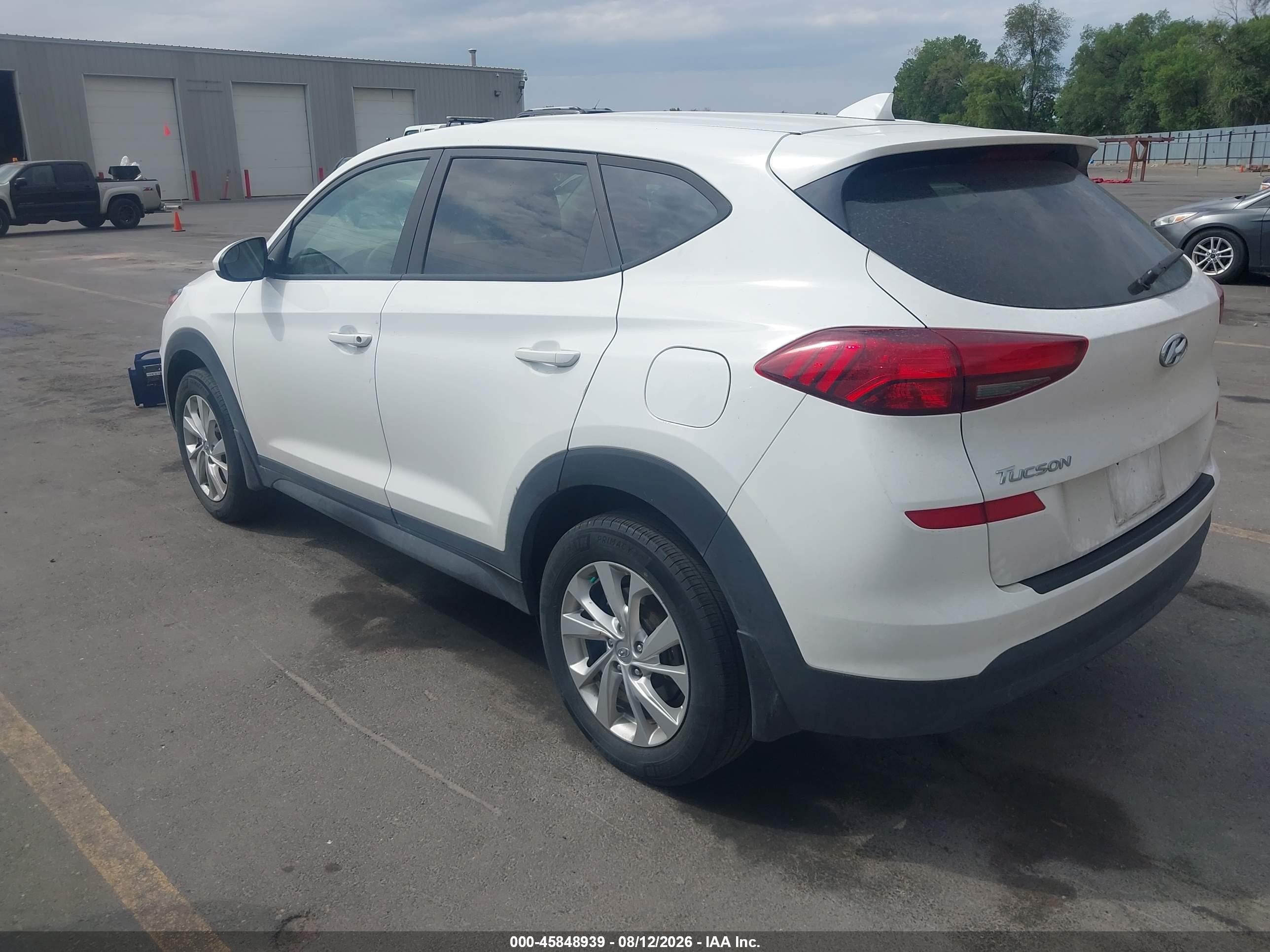 2021 Hyundai Tucson Se White vin: KM8J2CA43MU302958