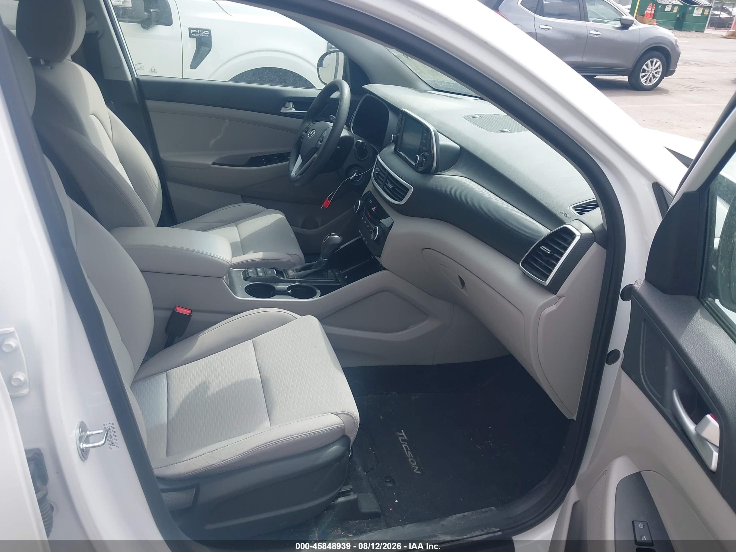 2021 Hyundai Tucson Se White vin: KM8J2CA43MU302958