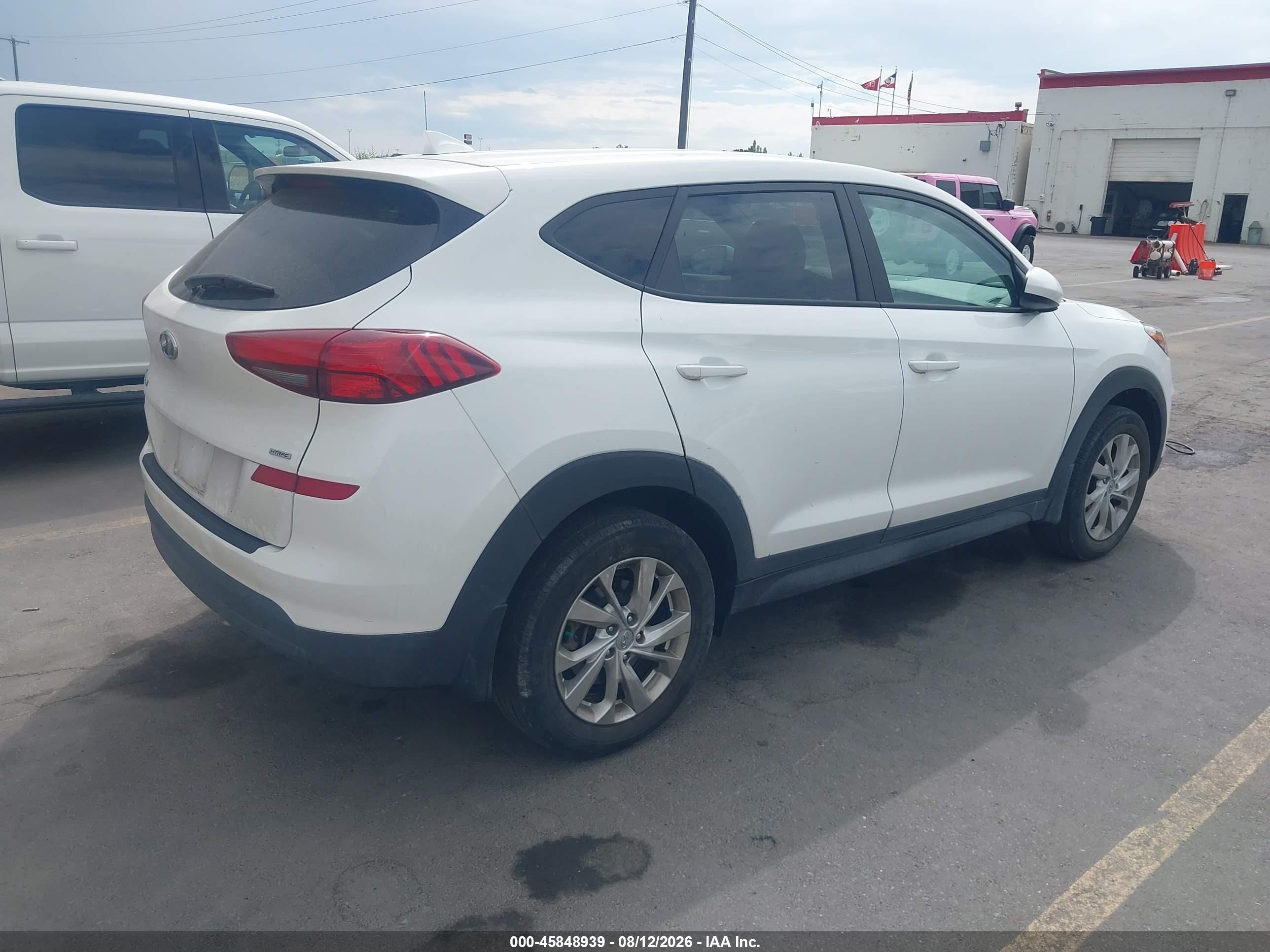 2021 Hyundai Tucson Se White vin: KM8J2CA43MU302958
