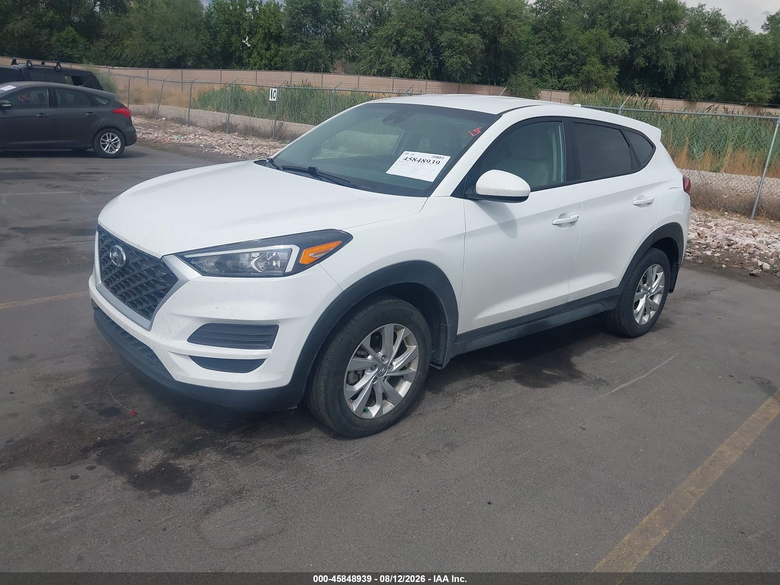 2021 Hyundai Tucson Se White vin: KM8J2CA43MU302958