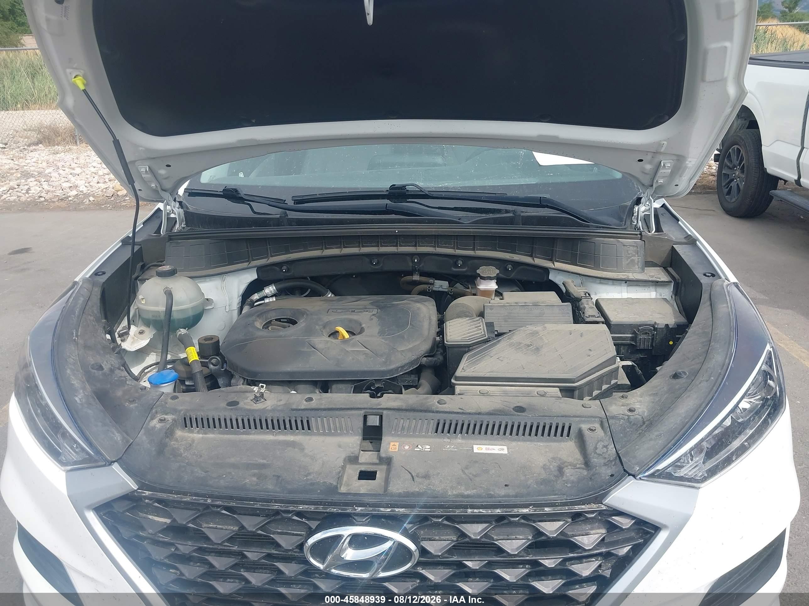 2021 Hyundai Tucson Se White vin: KM8J2CA43MU302958