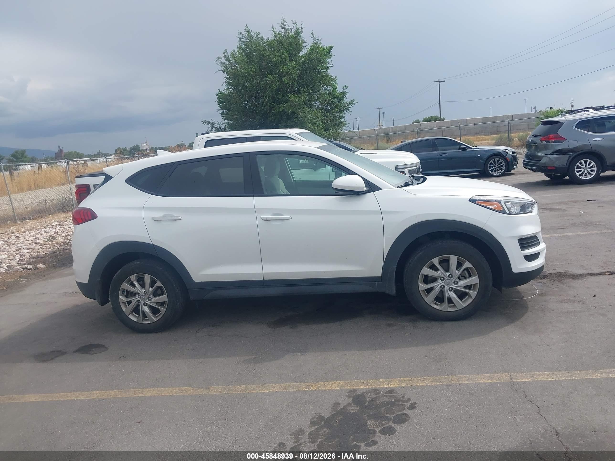 2021 Hyundai Tucson Se White vin: KM8J2CA43MU302958