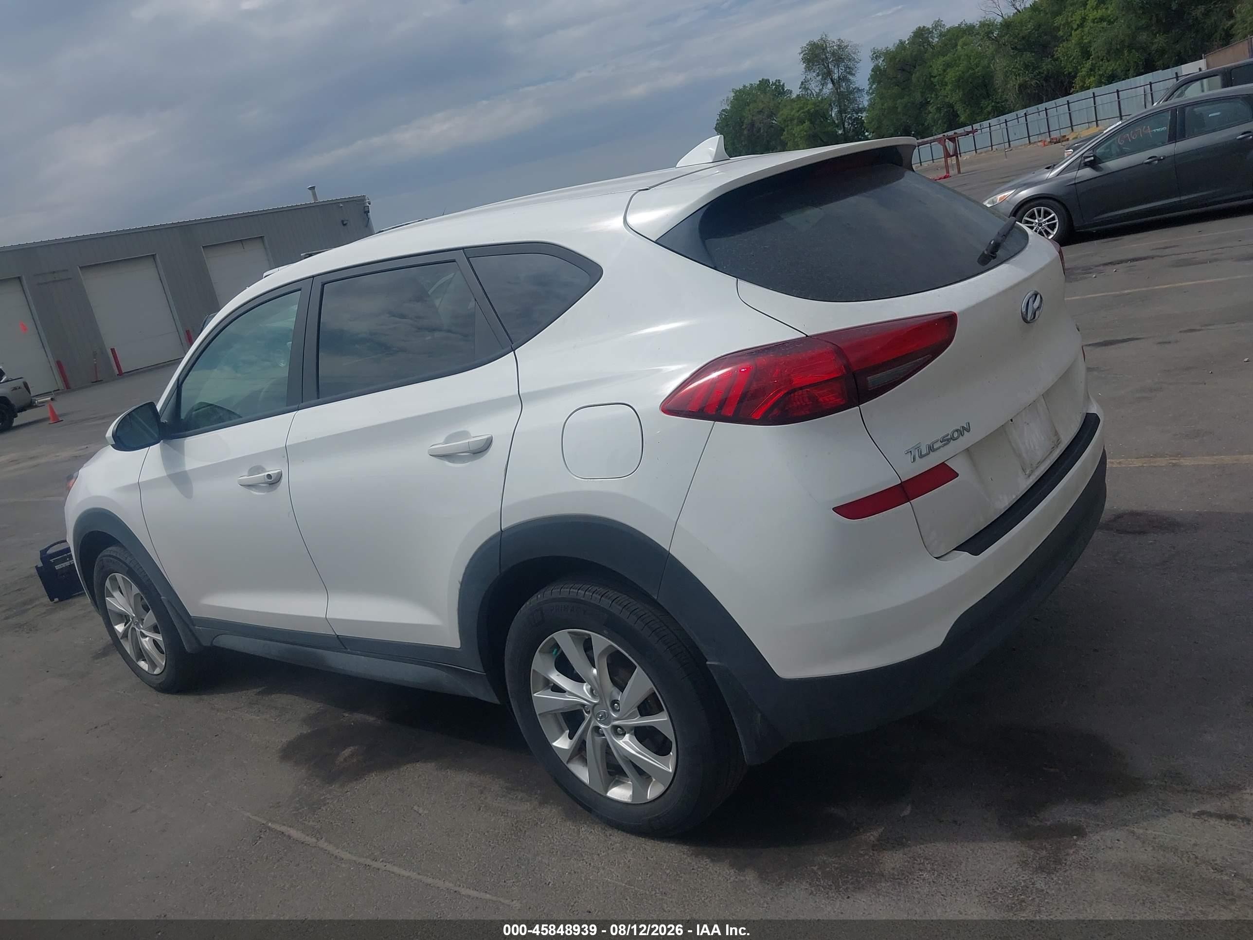 2021 Hyundai Tucson Se White vin: KM8J2CA43MU302958