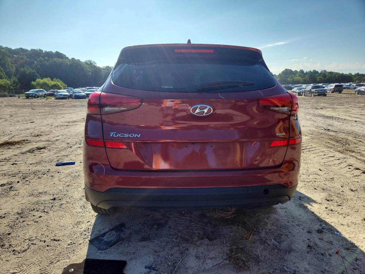 2021 Hyundai Tucson Se Красный vin: KM8J2CA43MU346958