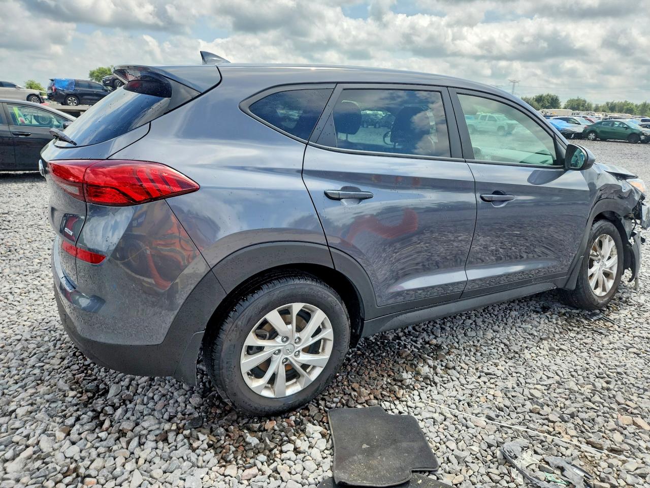 2021 Hyundai Tucson Se Gray vin: KM8J2CA44MU297155