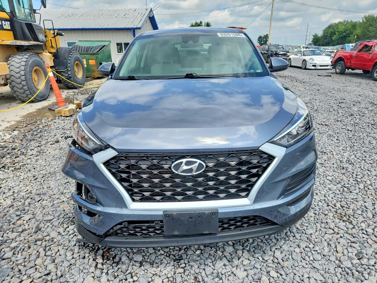 2021 Hyundai Tucson Se Gray vin: KM8J2CA44MU297155