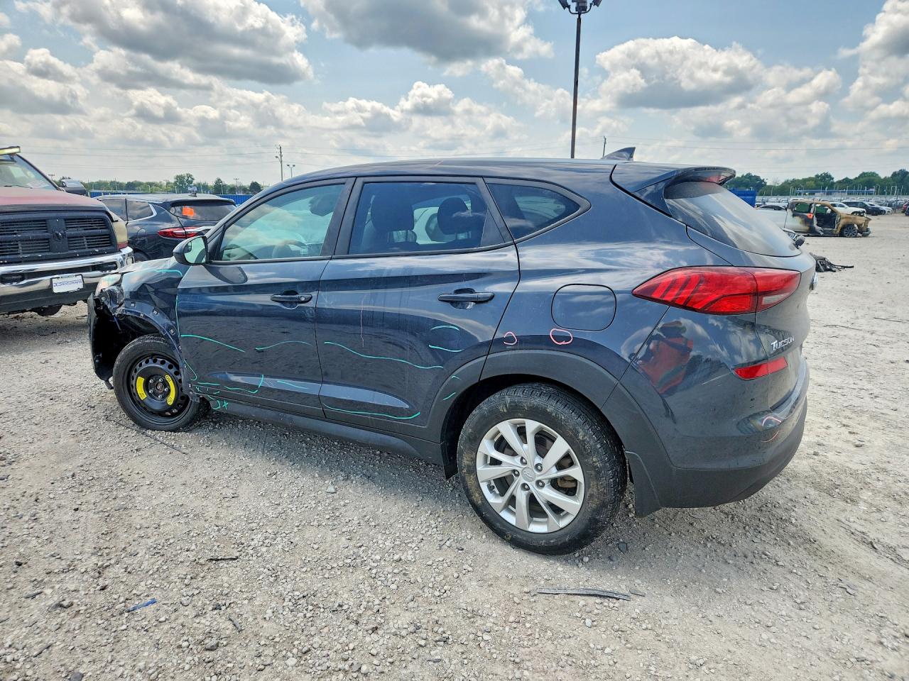 2020 Hyundai Tucson Se Gray vin: KM8J2CA45LU132391
