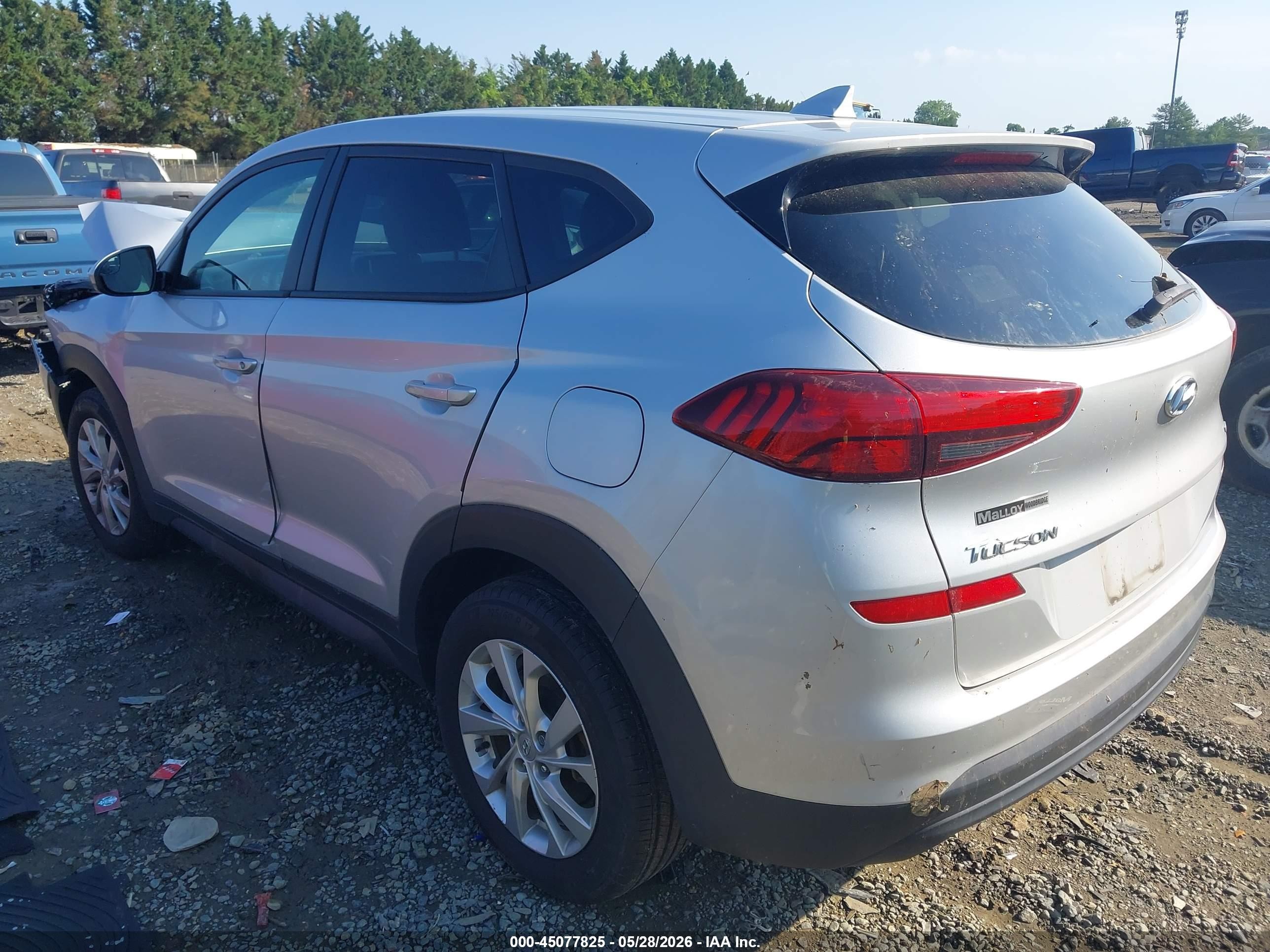 2019 Hyundai Tucson Se Серебряный vin: KM8J2CA46KU007530