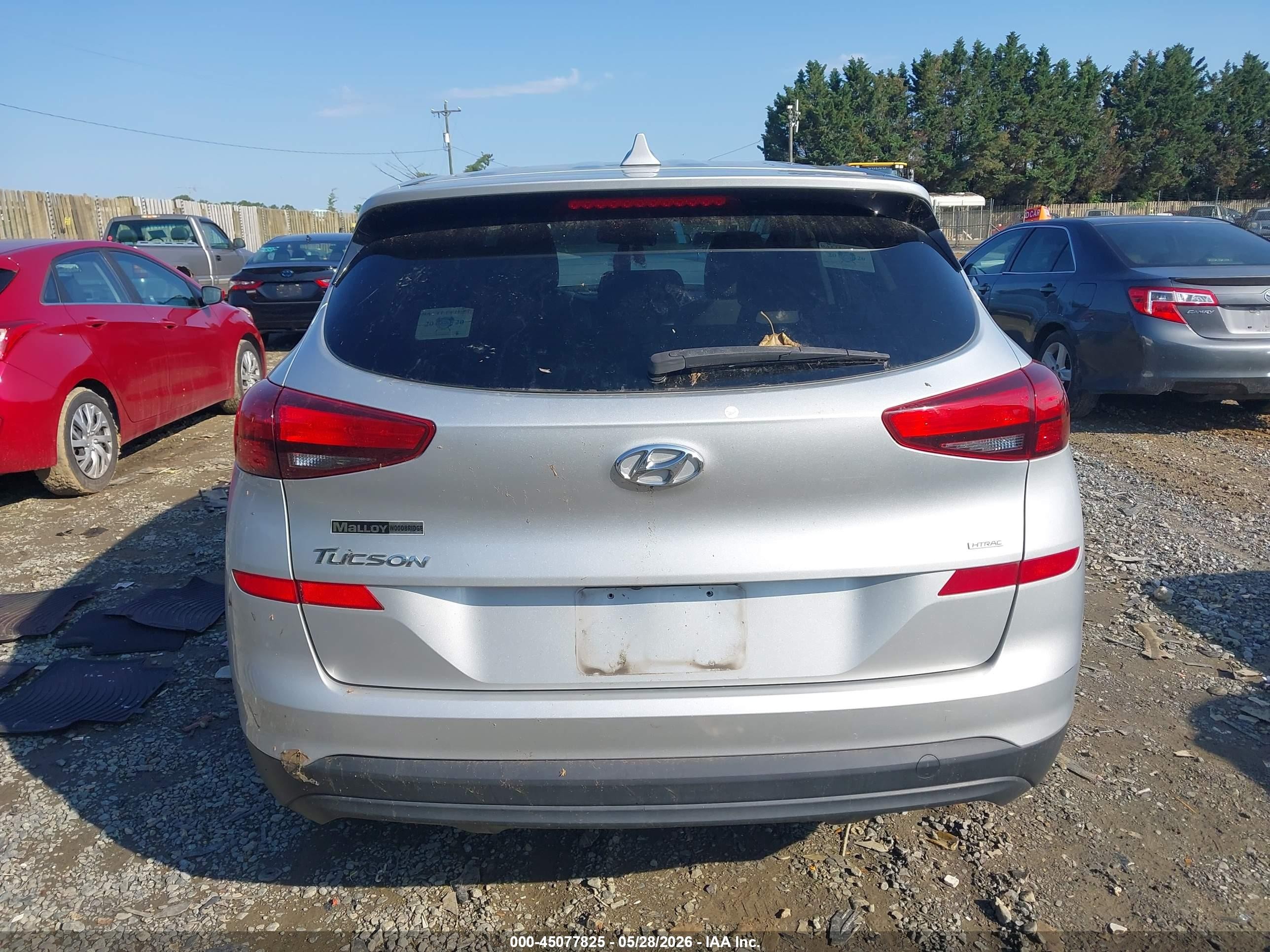 2019 Hyundai Tucson Se Серебряный vin: KM8J2CA46KU007530