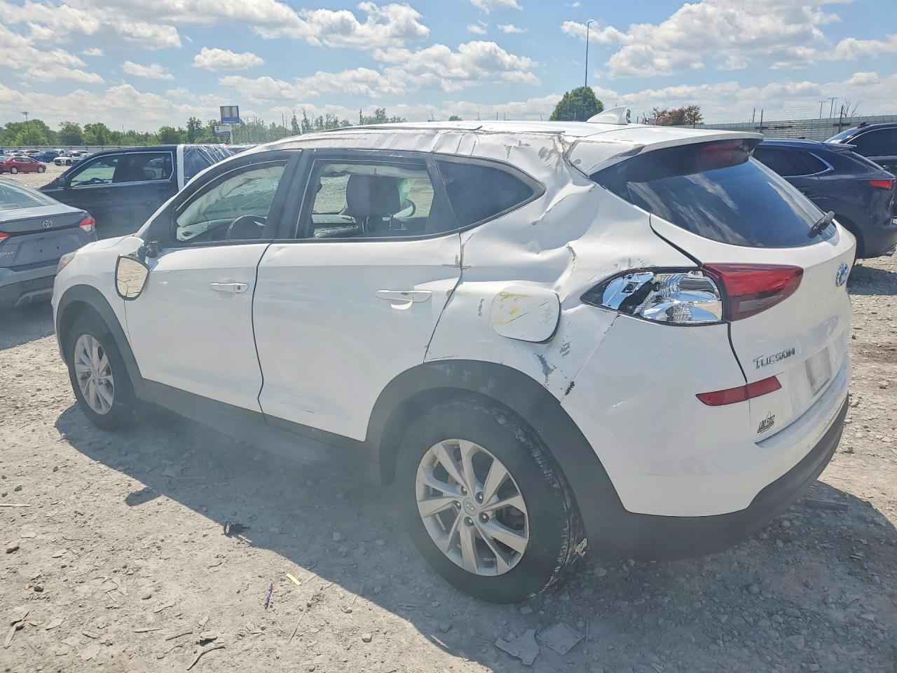 2019 Hyundai Tucson Se White vin: KM8J2CA47KU007746