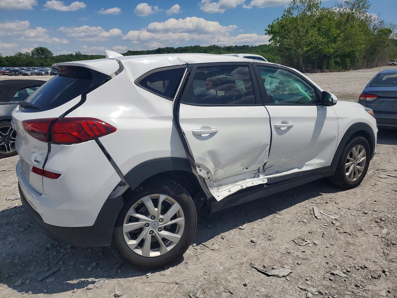 2019 Hyundai Tucson Se White vin: KM8J2CA47KU007746