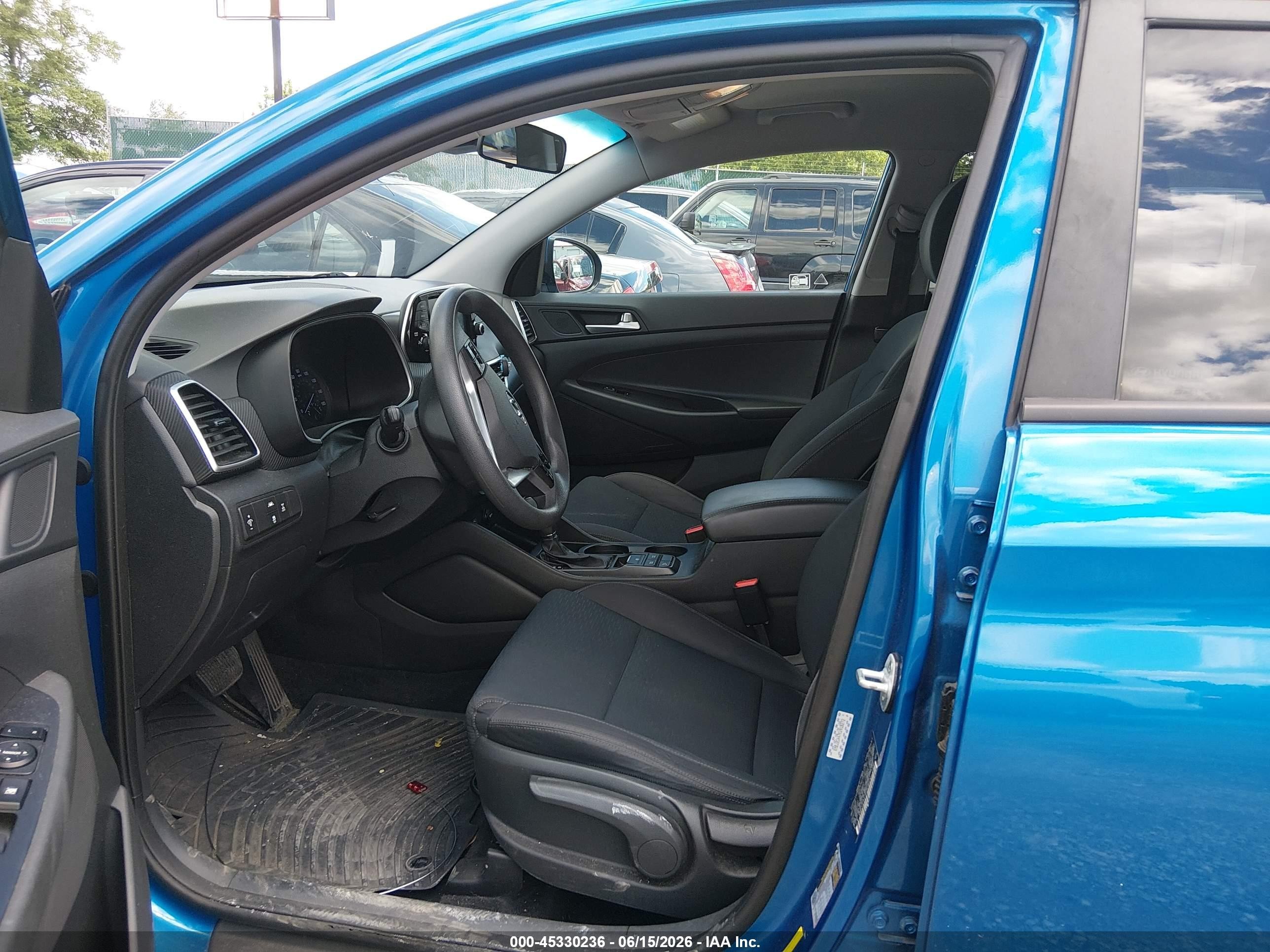 2019 Hyundai Tucson Se Синий vin: KM8J2CA47KU918272