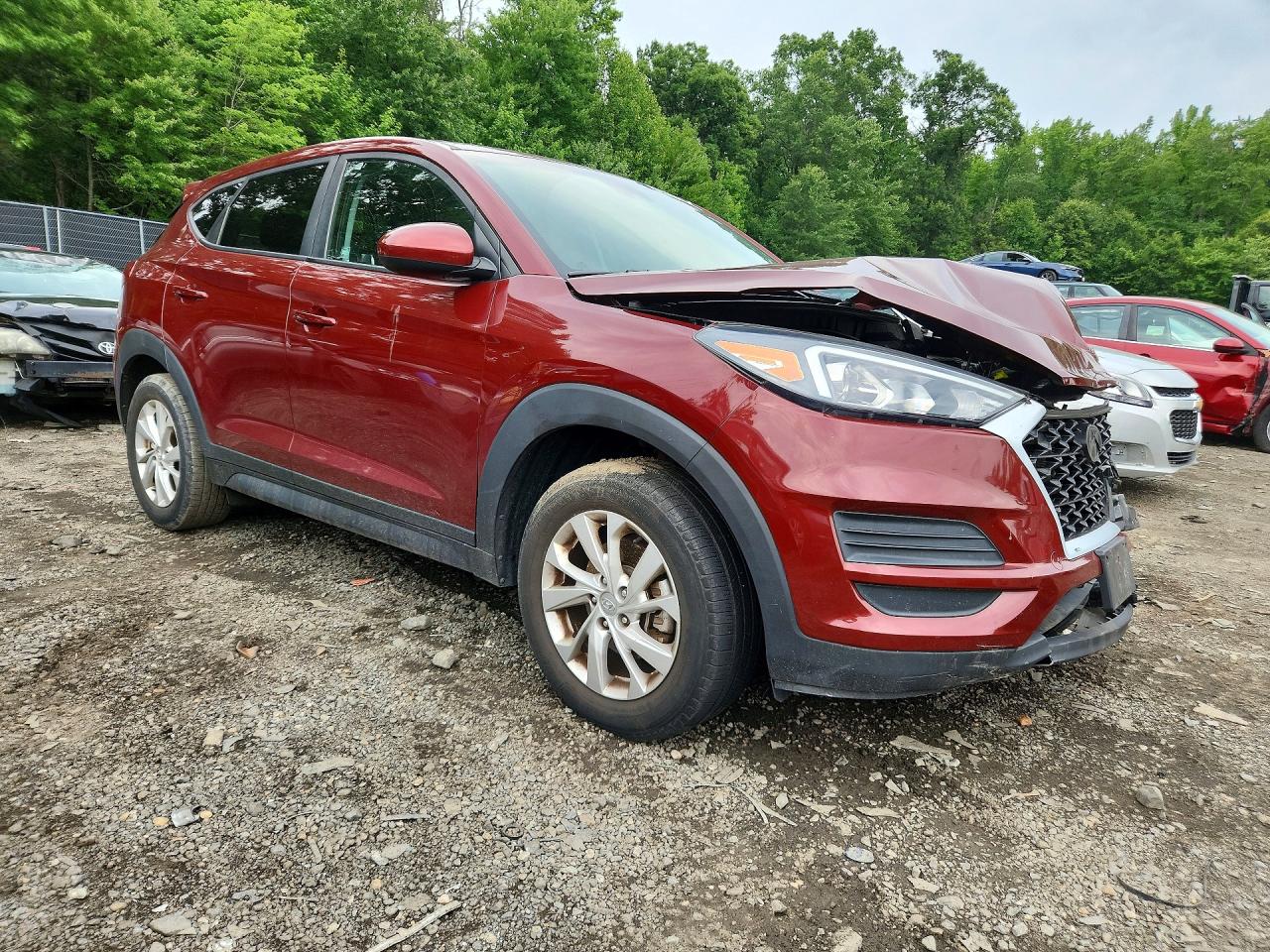 2019 Hyundai Tucson Se Burgundy vin: KM8J2CA47KU920605