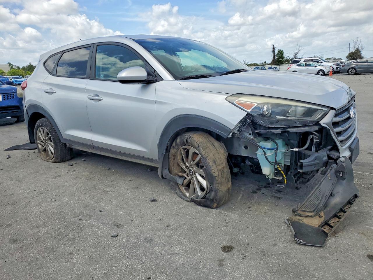 2018 Hyundai Tucson Se Silver vin: KM8J2CA49JU645379