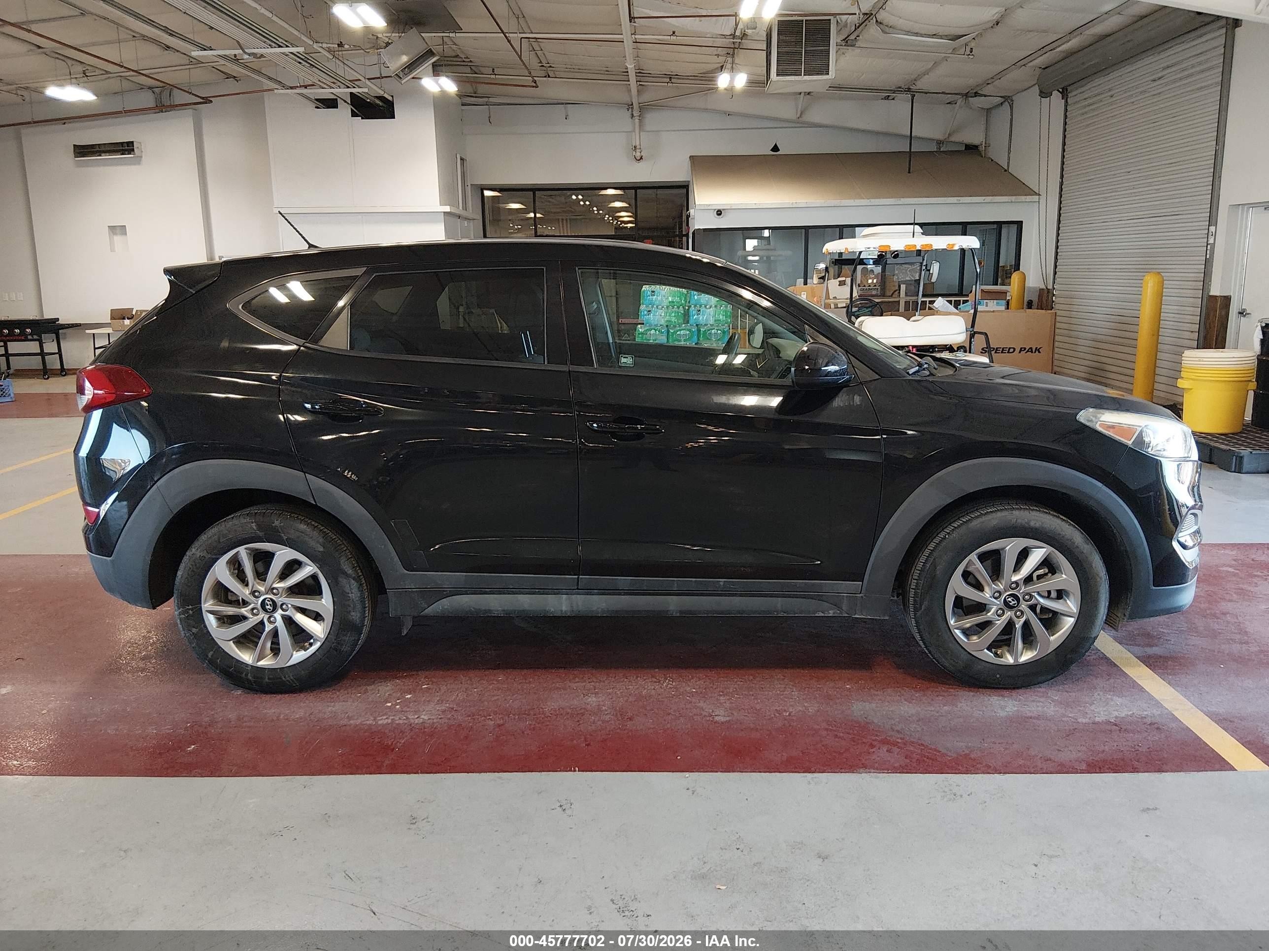 2018 Hyundai Tucson Se Черный vin: KM8J2CA49JU656141